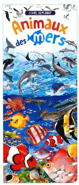 Animaux des mers - Livre dépliant
