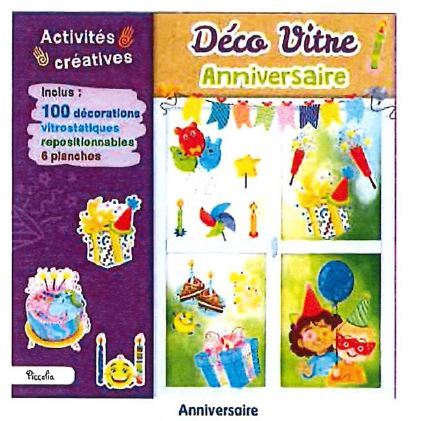 Anniversaire - Déco vitre