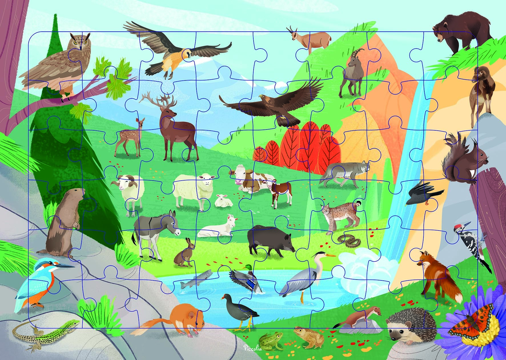 La montagne - Puzzle