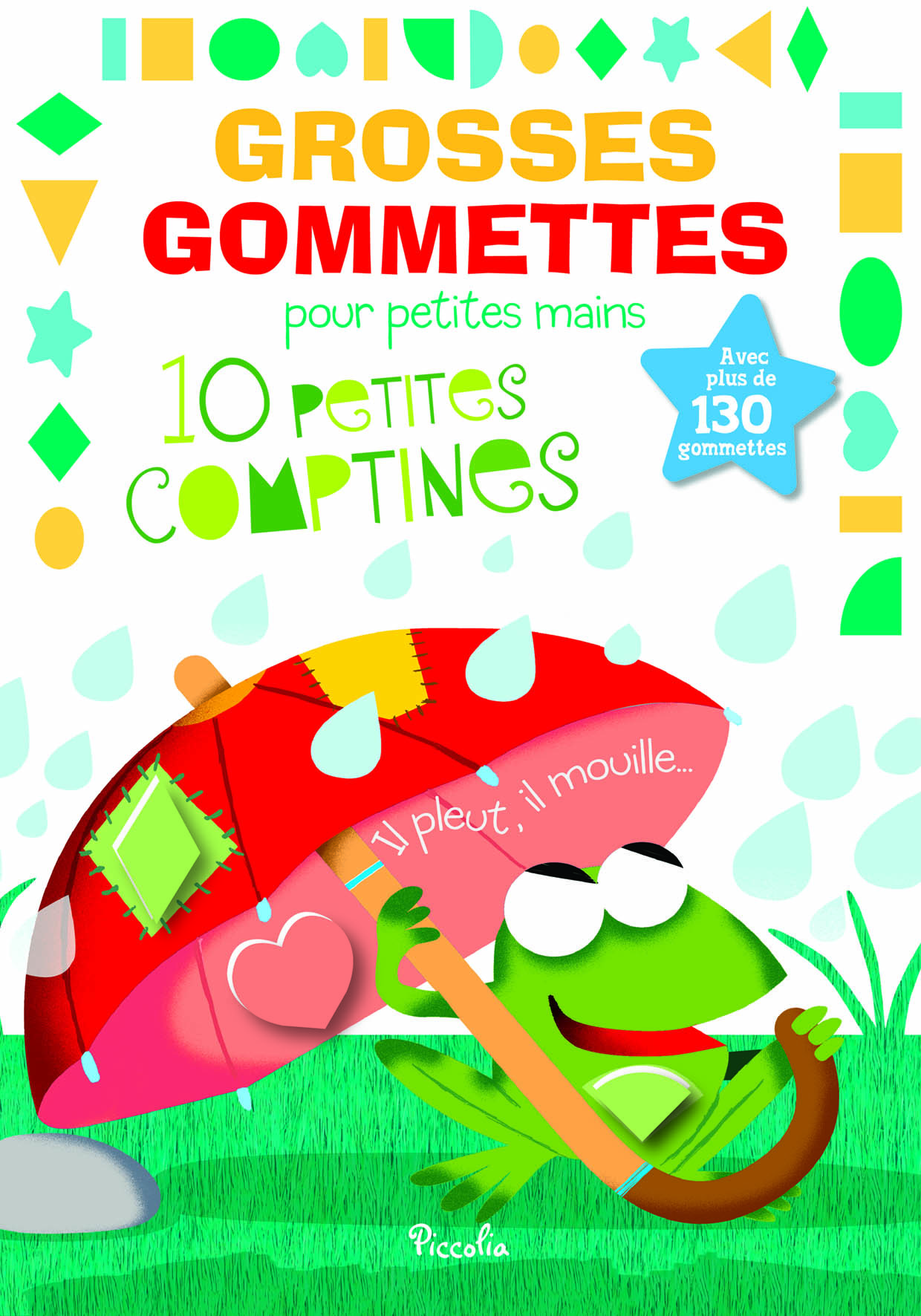 Comptines Il pleut, il mouille - Grosses gommettes 