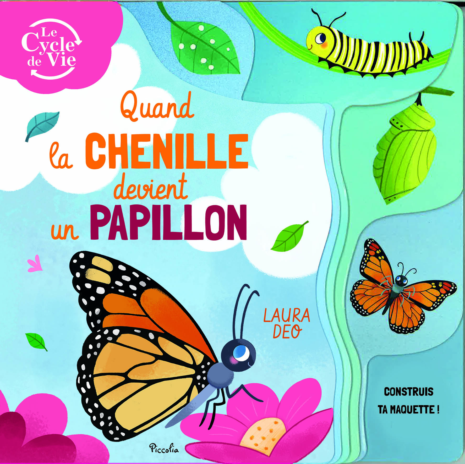Quand la chenille devient un papillon