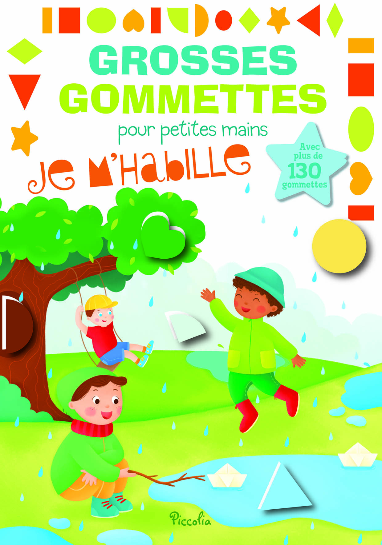 Je m'habille - Grosses gommettes pour petites mains 