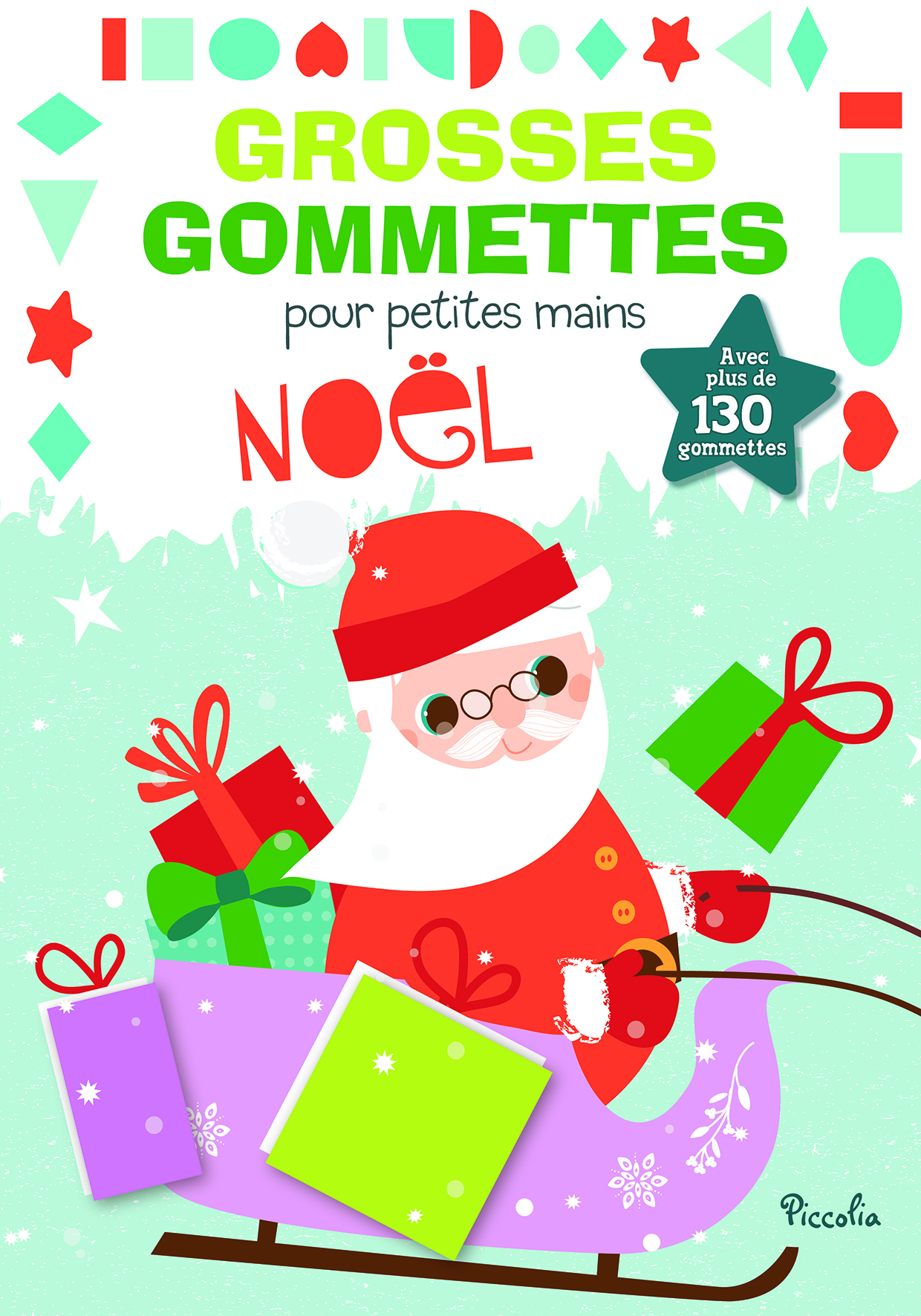 Noël grosses gommettes pour petites mains 
