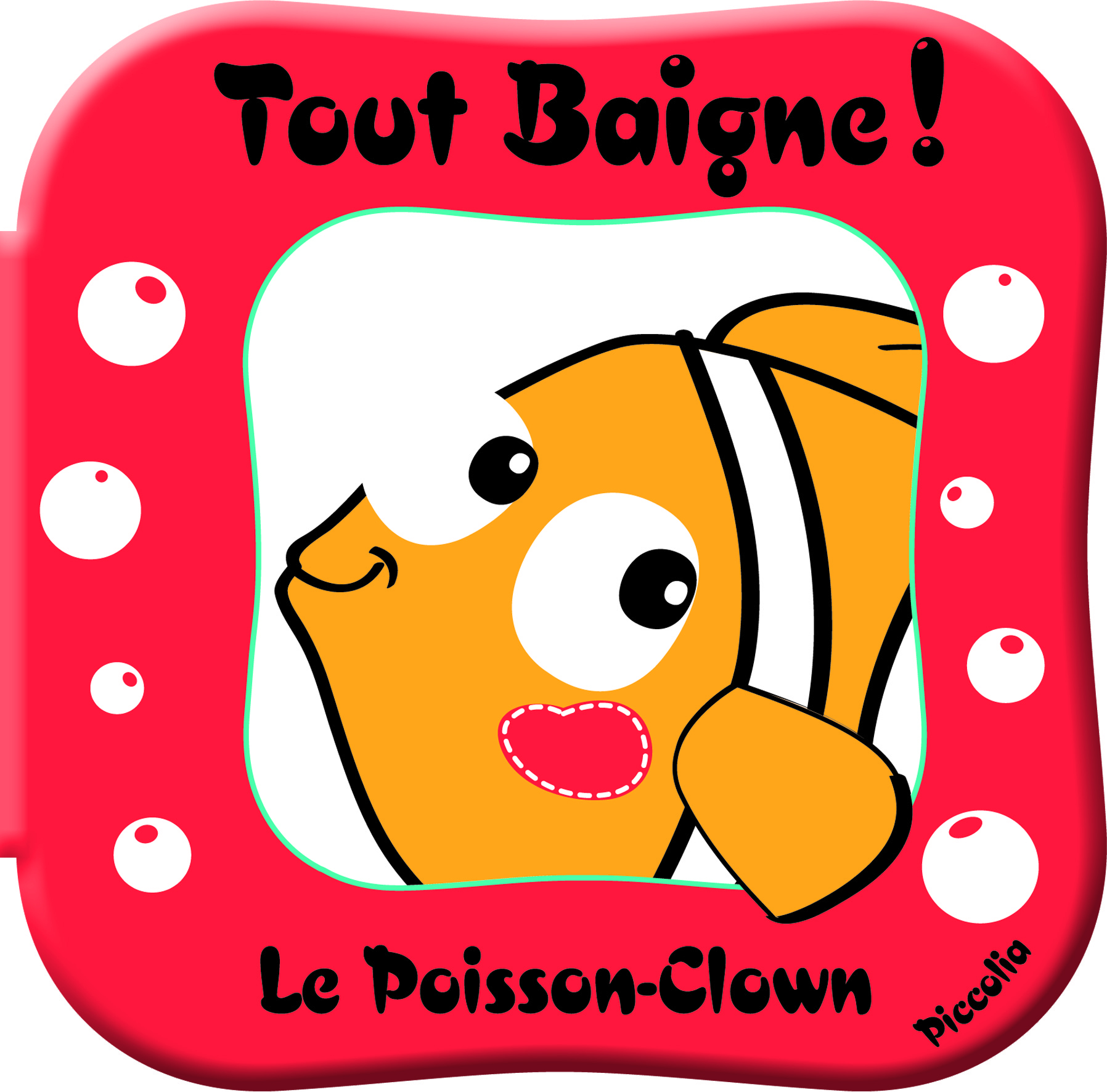  Livre bain - Le Poisson clown