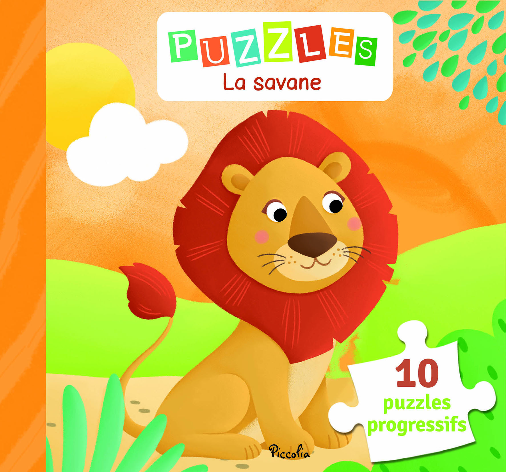 Puzzles La savane - 10 puzzles progressifs