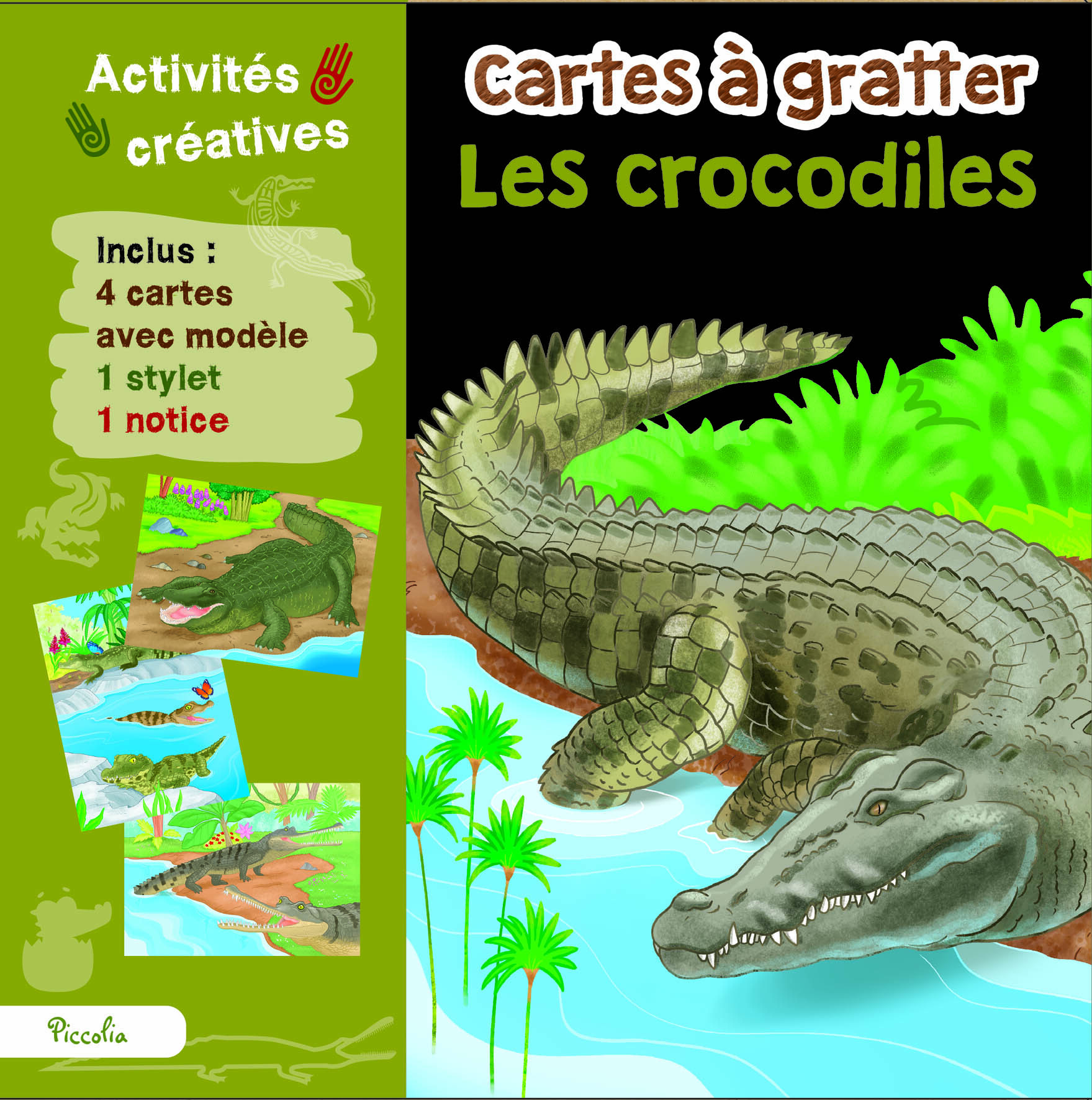 Les crocodiles - Cartes à gratter