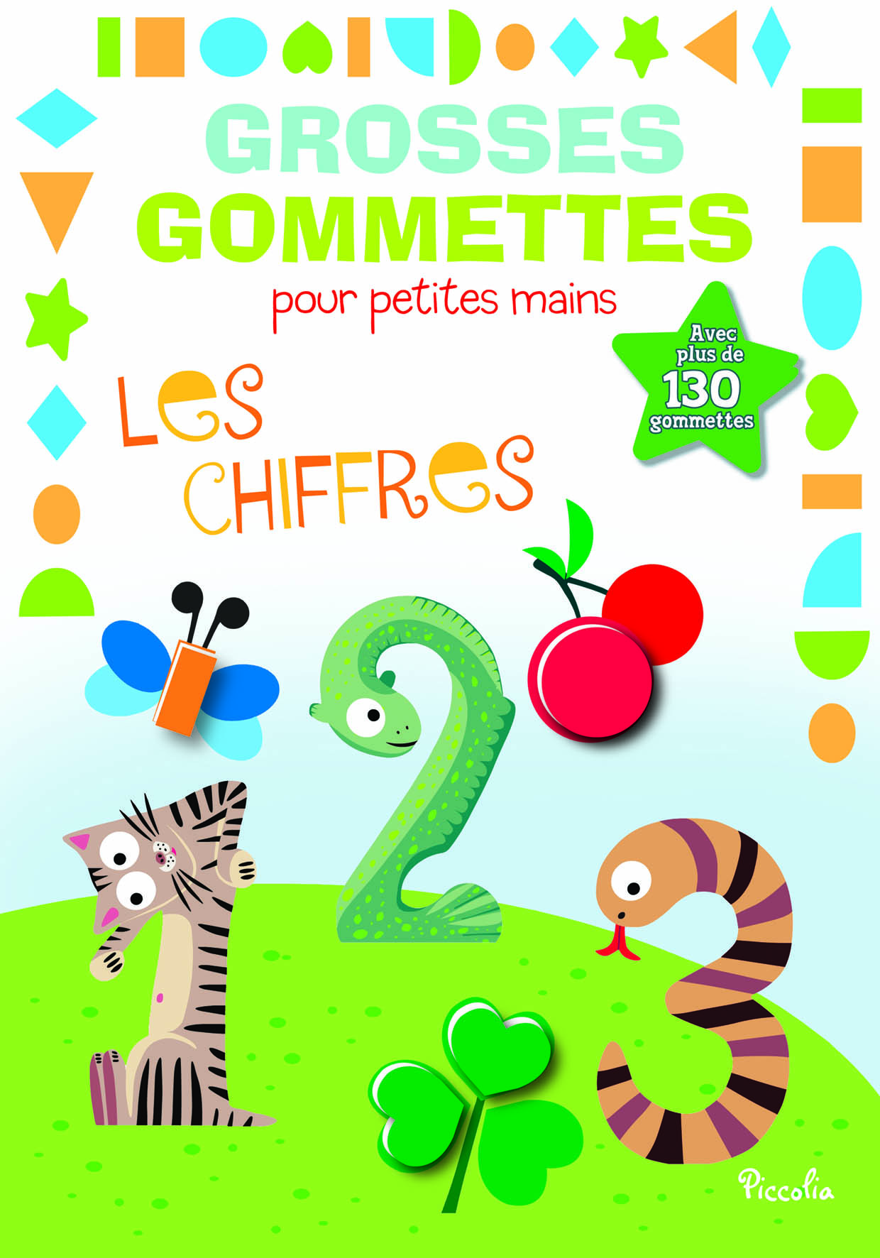 Les chiffres - Grosses gommettes 