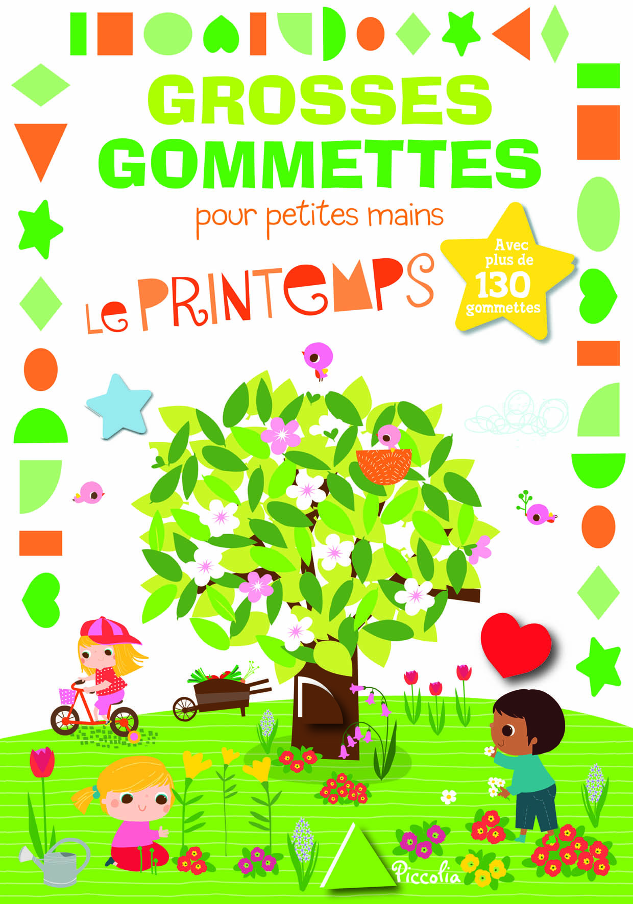 Le printemps - Grosses gommettes