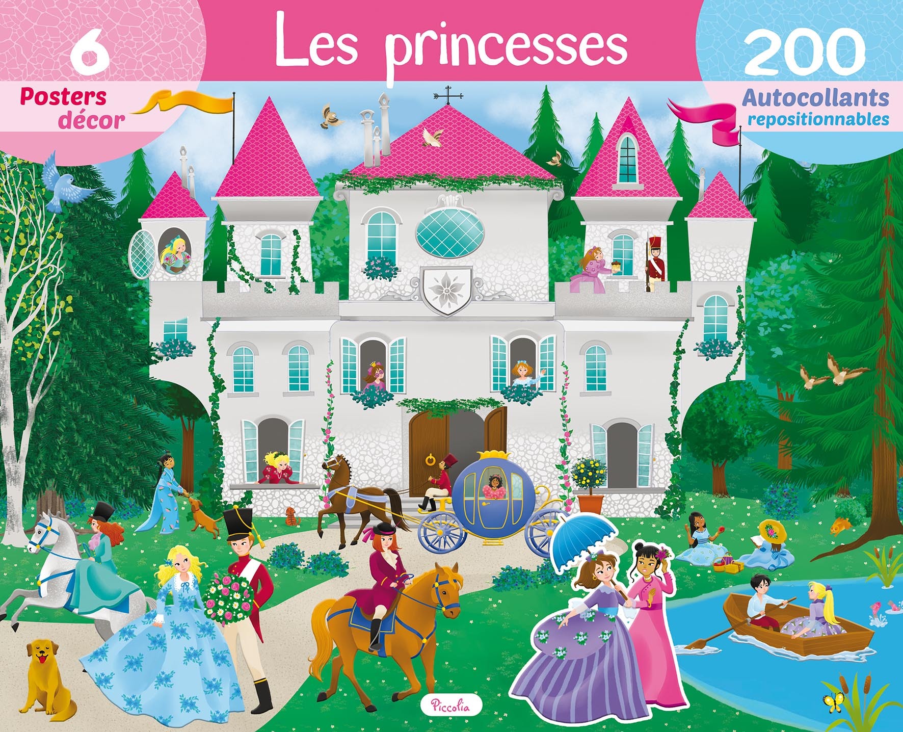 Les princesses / poster autocollants