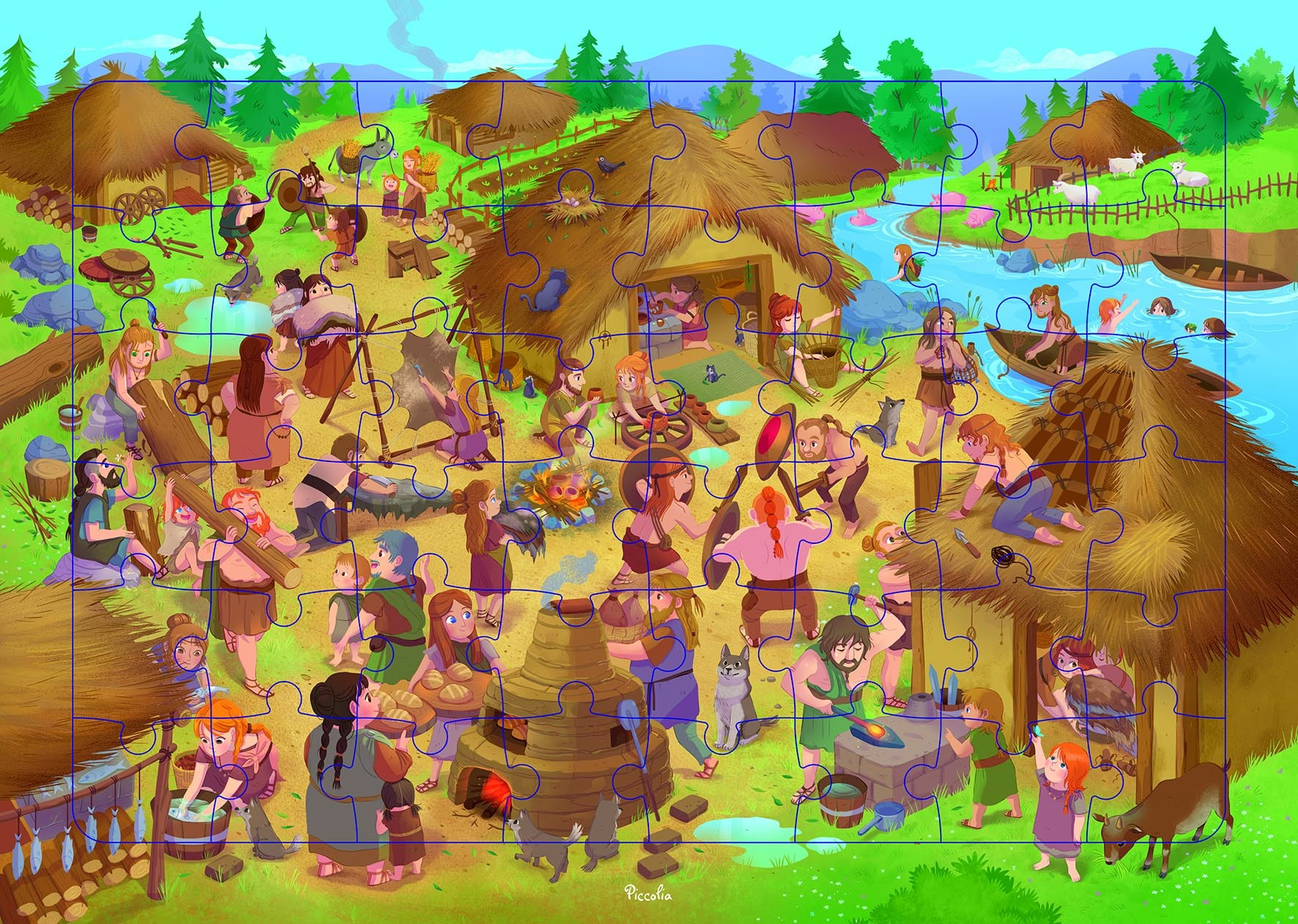 Les gaulois - Puzzle