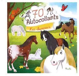70 autocollants - Les chevaux