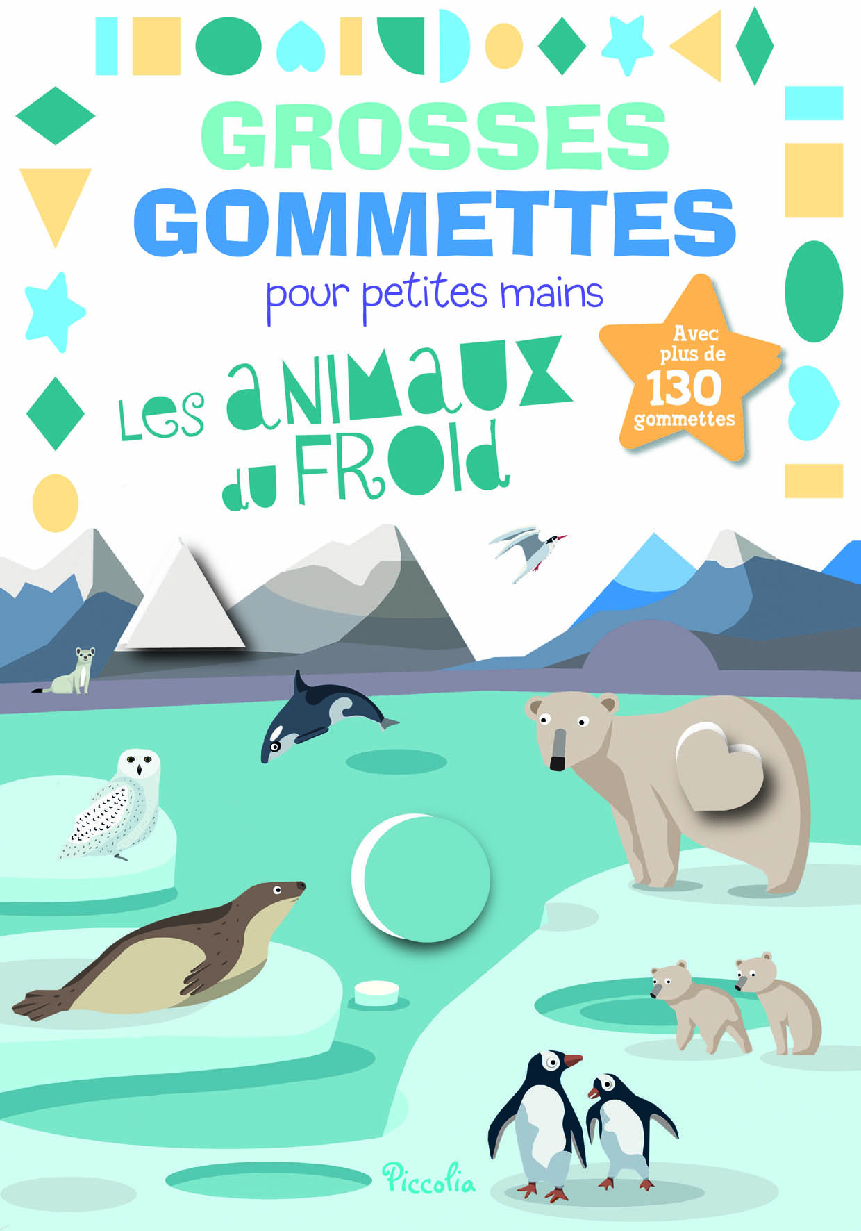 L'Hiver Grosses gommettes pour petites mains