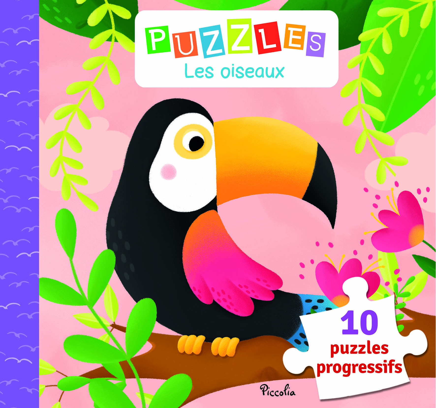 Puzzles Les oiseaux - 10 puzzles progressifs