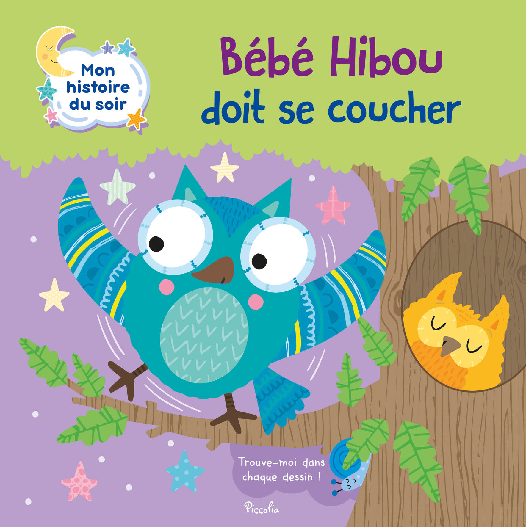 Bébé hibou doit se coucher