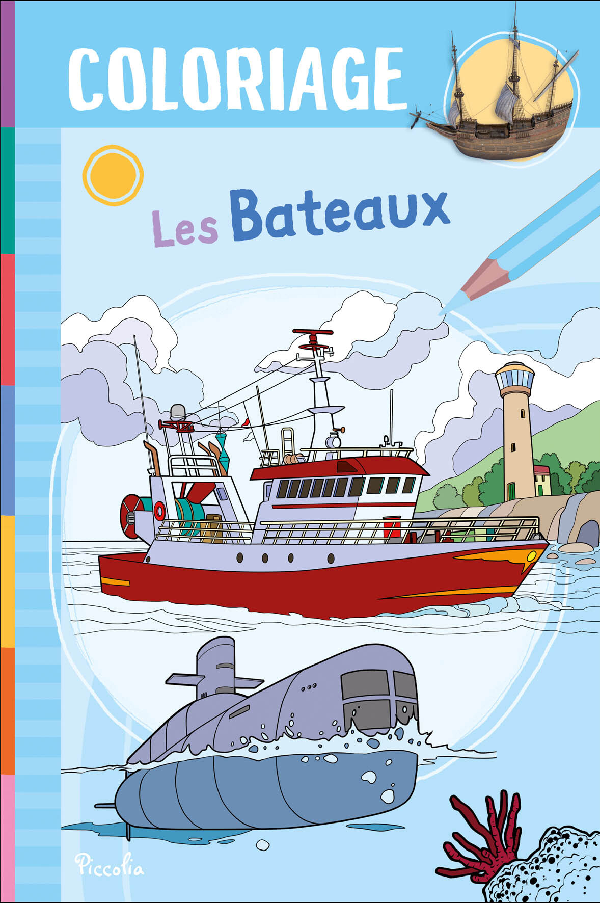 Les bateaux - Coloriage