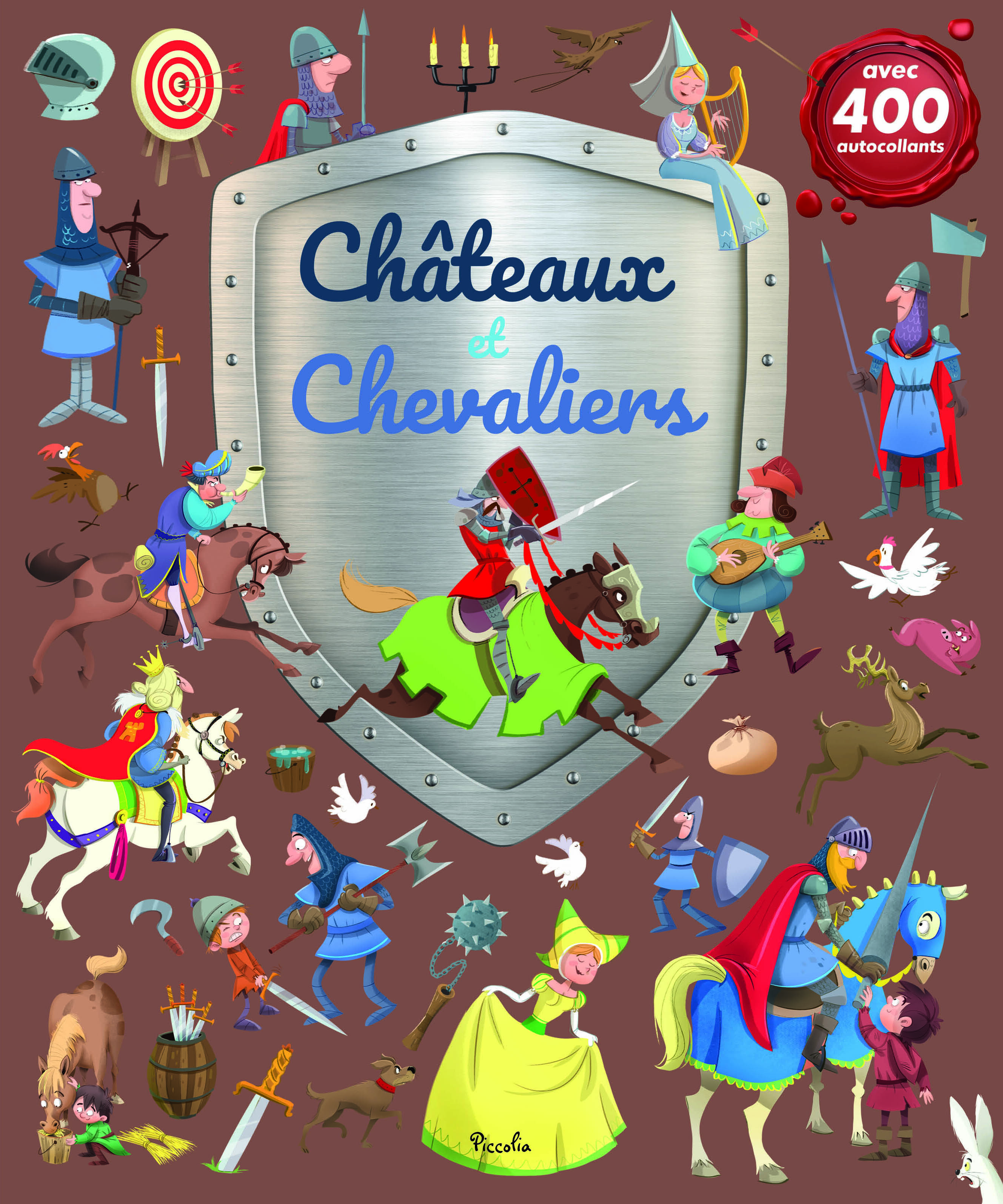 Les chevaliers - 400 autocollants 