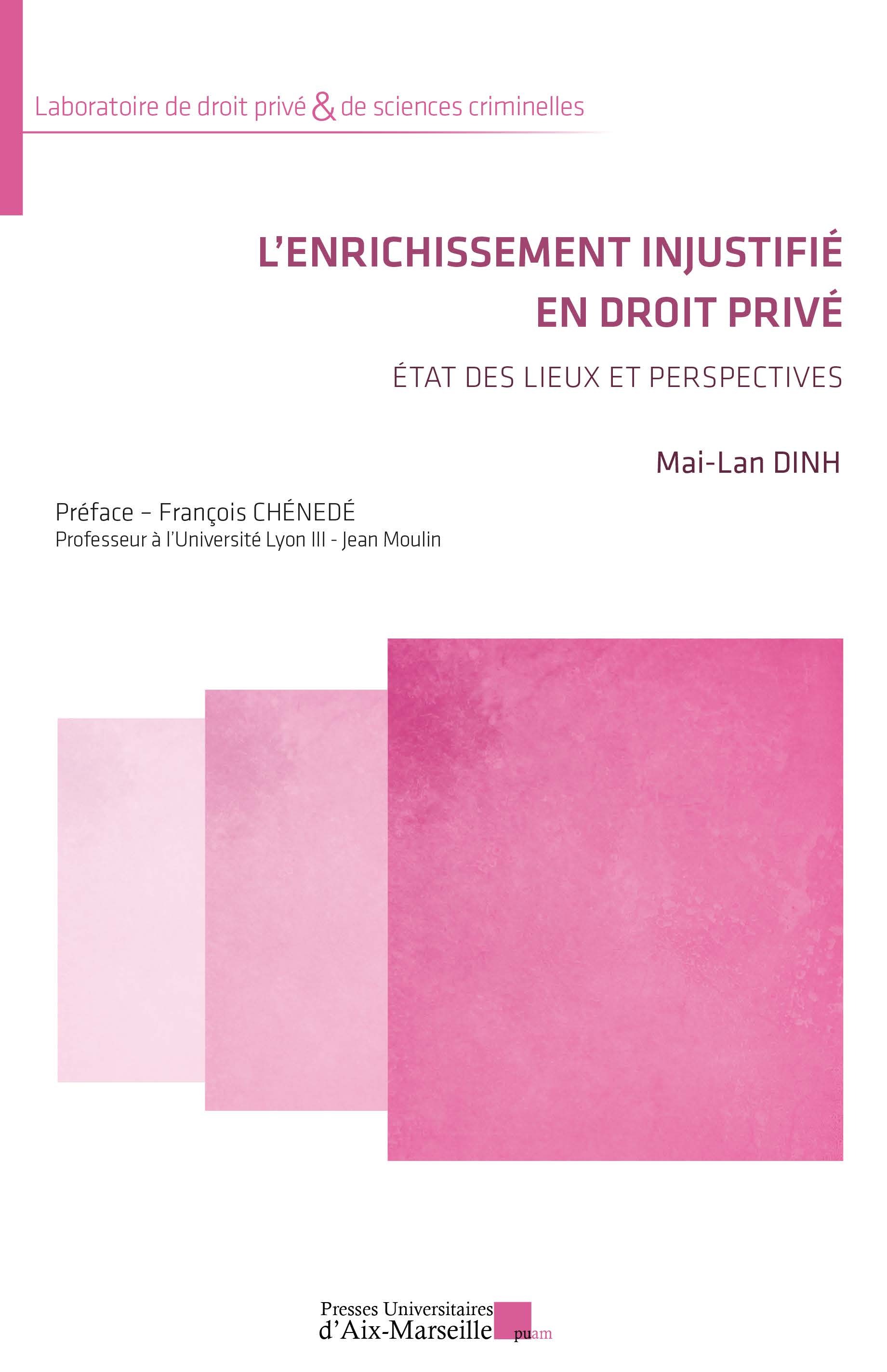 L’enrichissement injustifié en droit privé