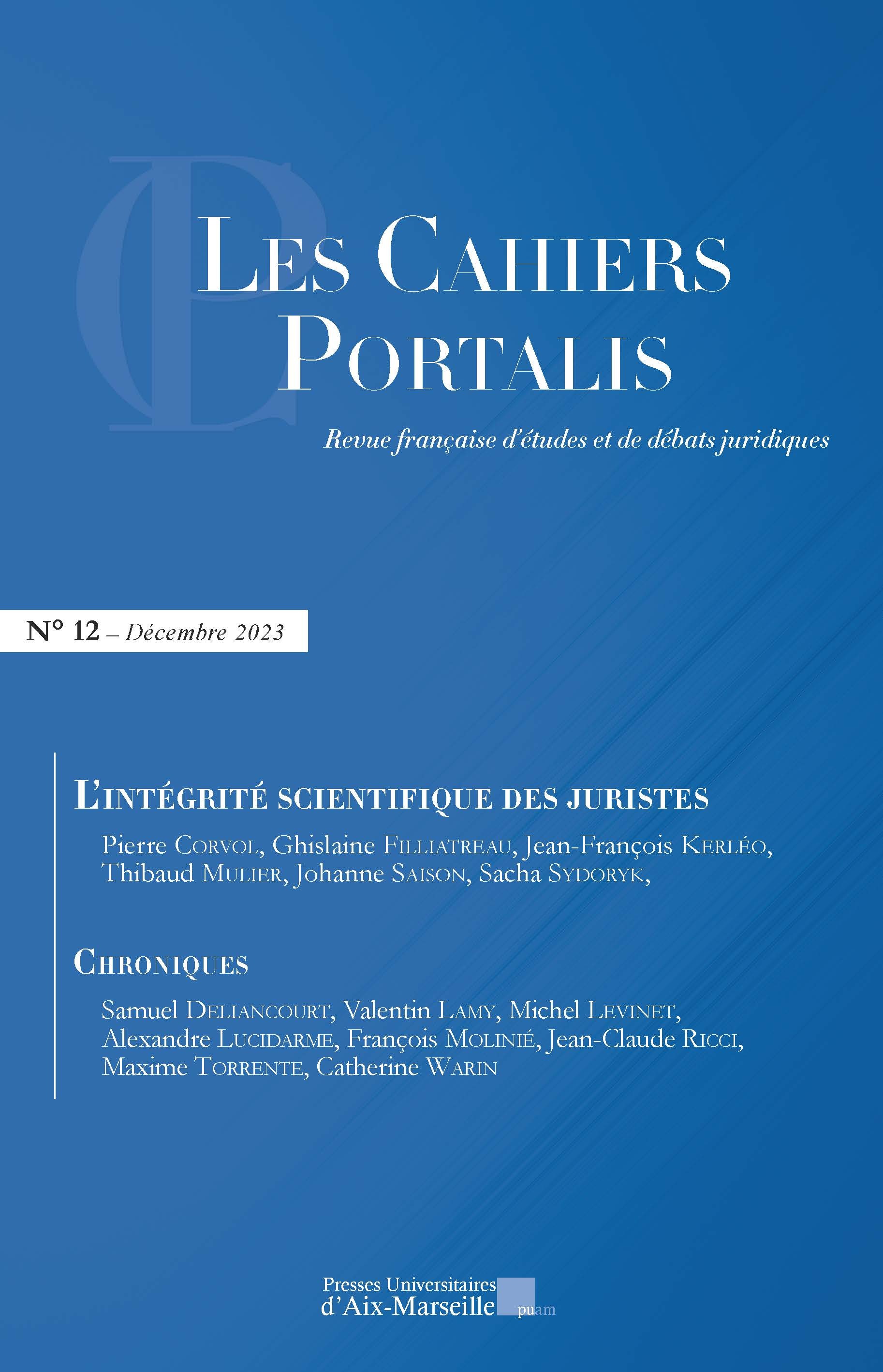 Les Cahiers Portalis n°12