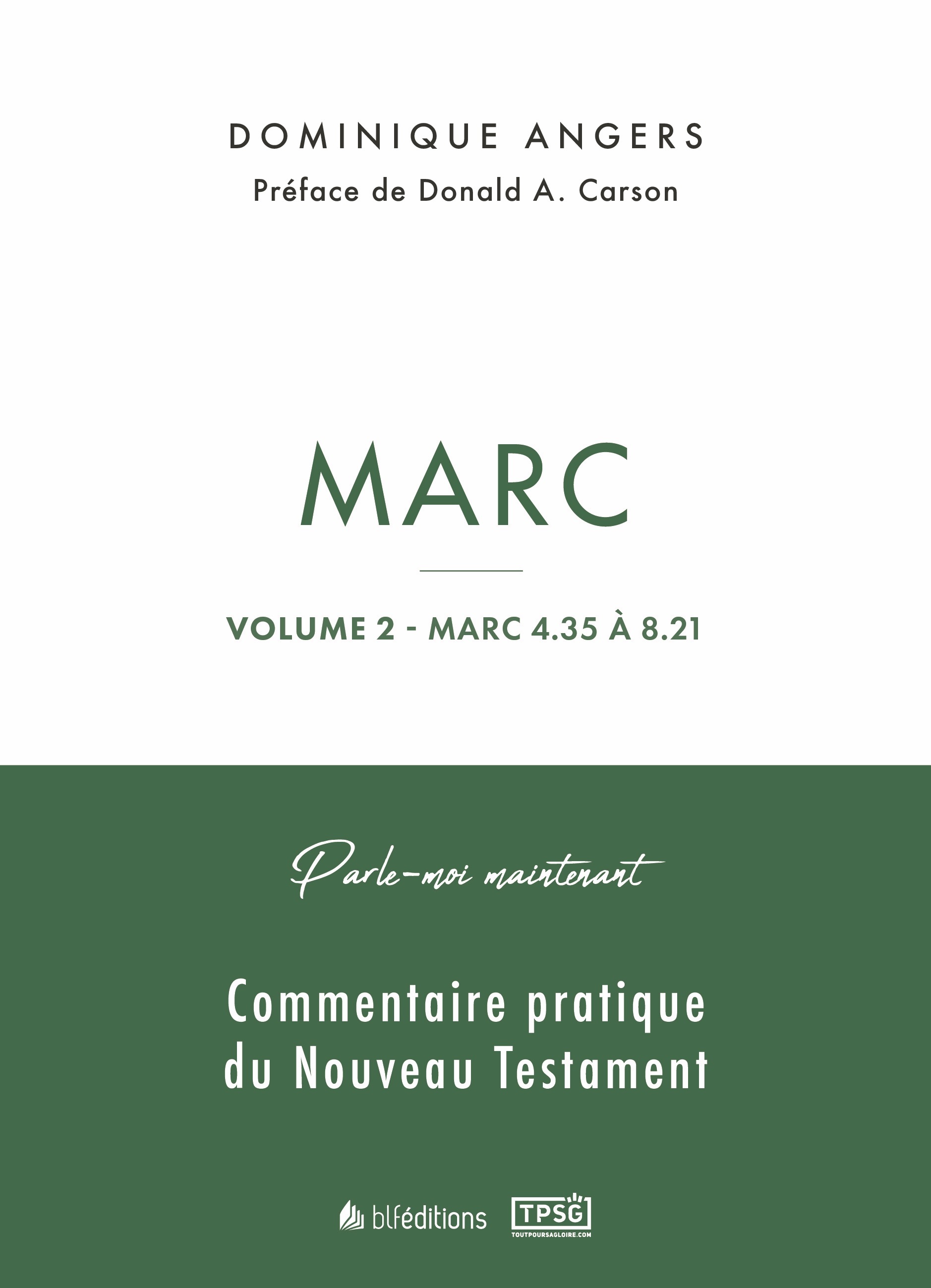Parle-moi maintenant par Marc - Volume 2