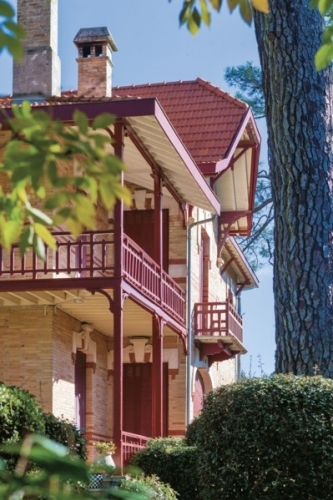 AFFICHE ARCACHON N° 4  - VILLA VOLUBILIS