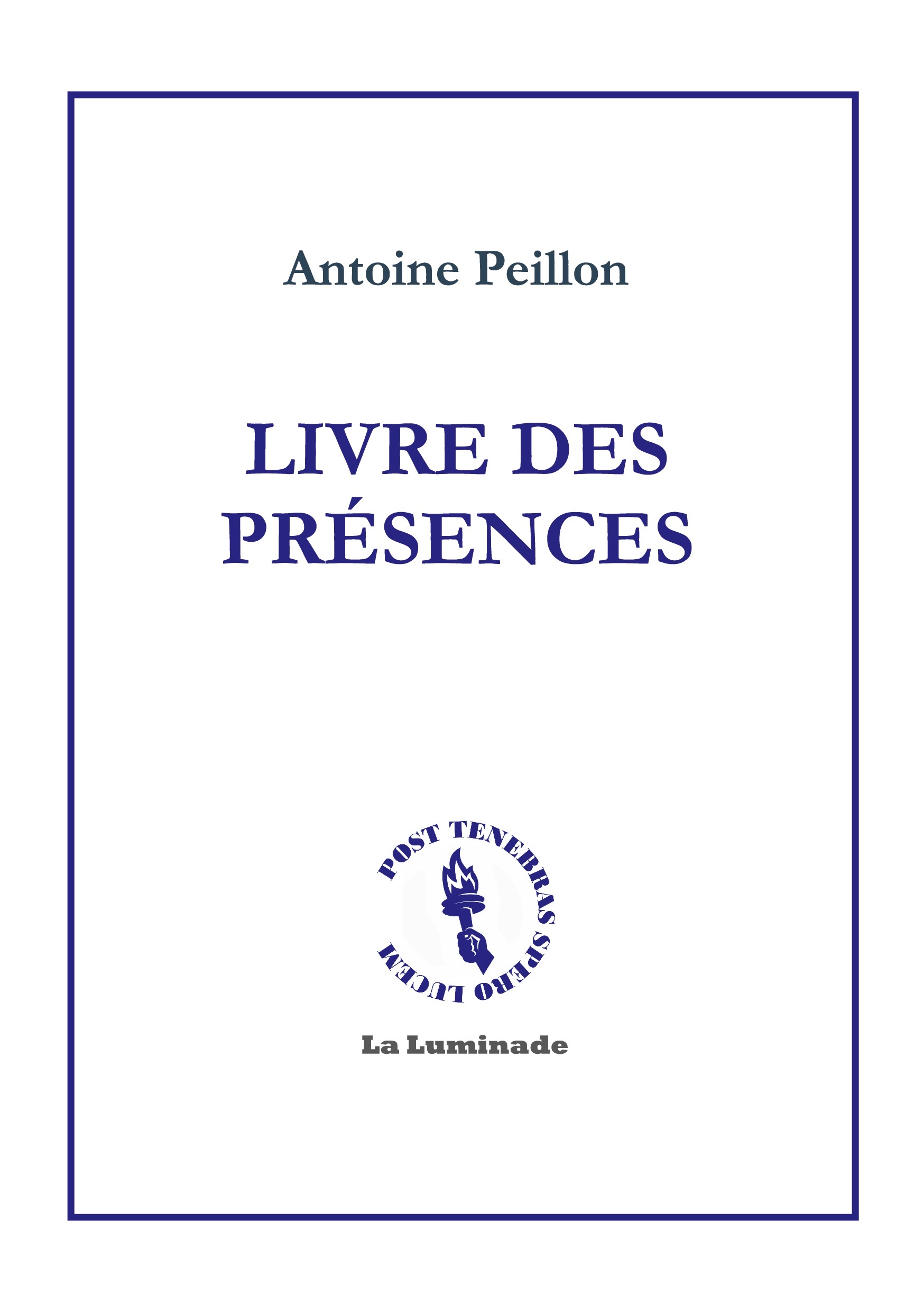 Livre des présences