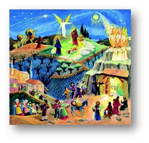 Poster de Noël provençal