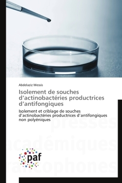 Isolement de souches d'actinobactéries productrices d'antifongiques