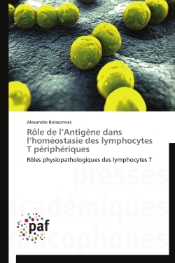 Rôle de l'Antigène dans l'homéostasie des lymphocytes T périphériques