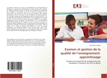 Examen et gestion de la qualité de l'enseignement-apprentissage