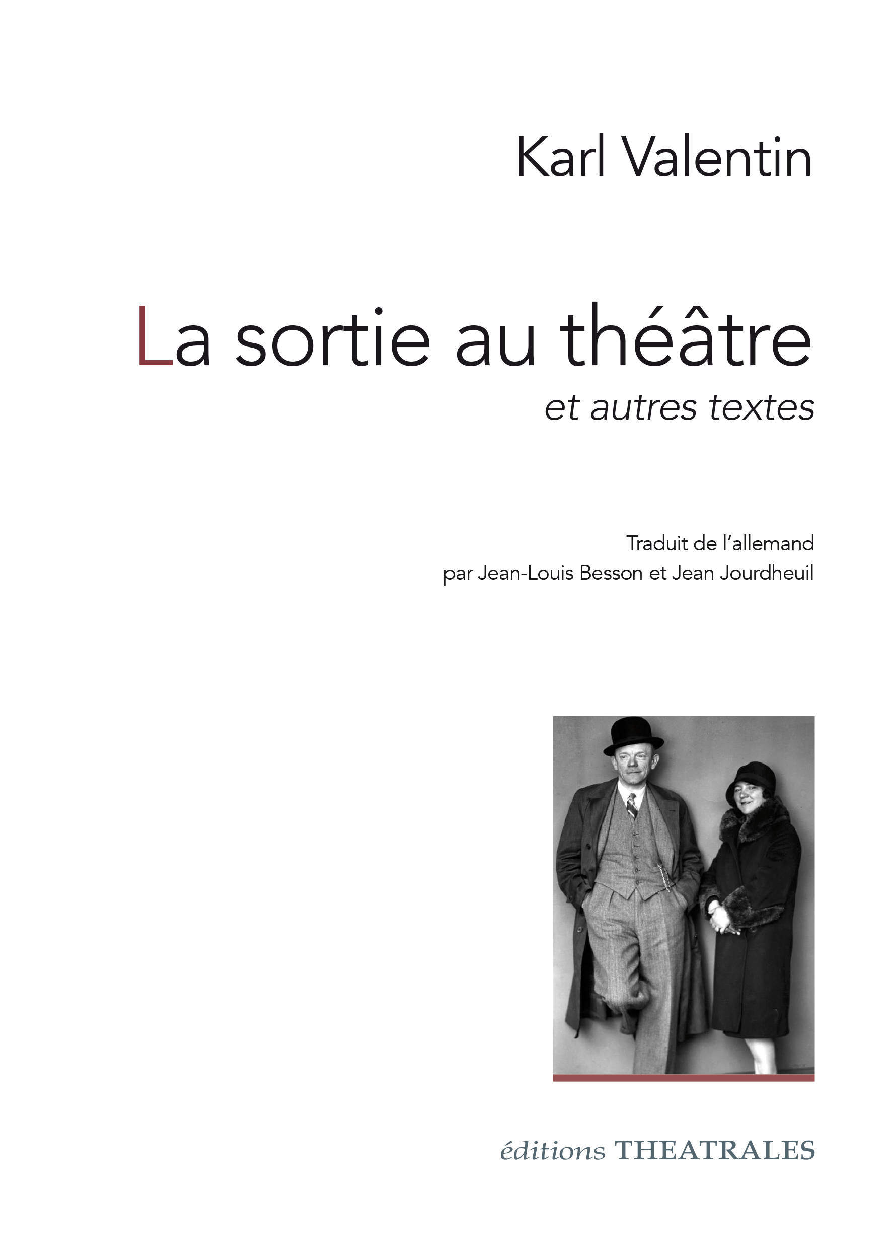 La sortie au théâtre et autres textes