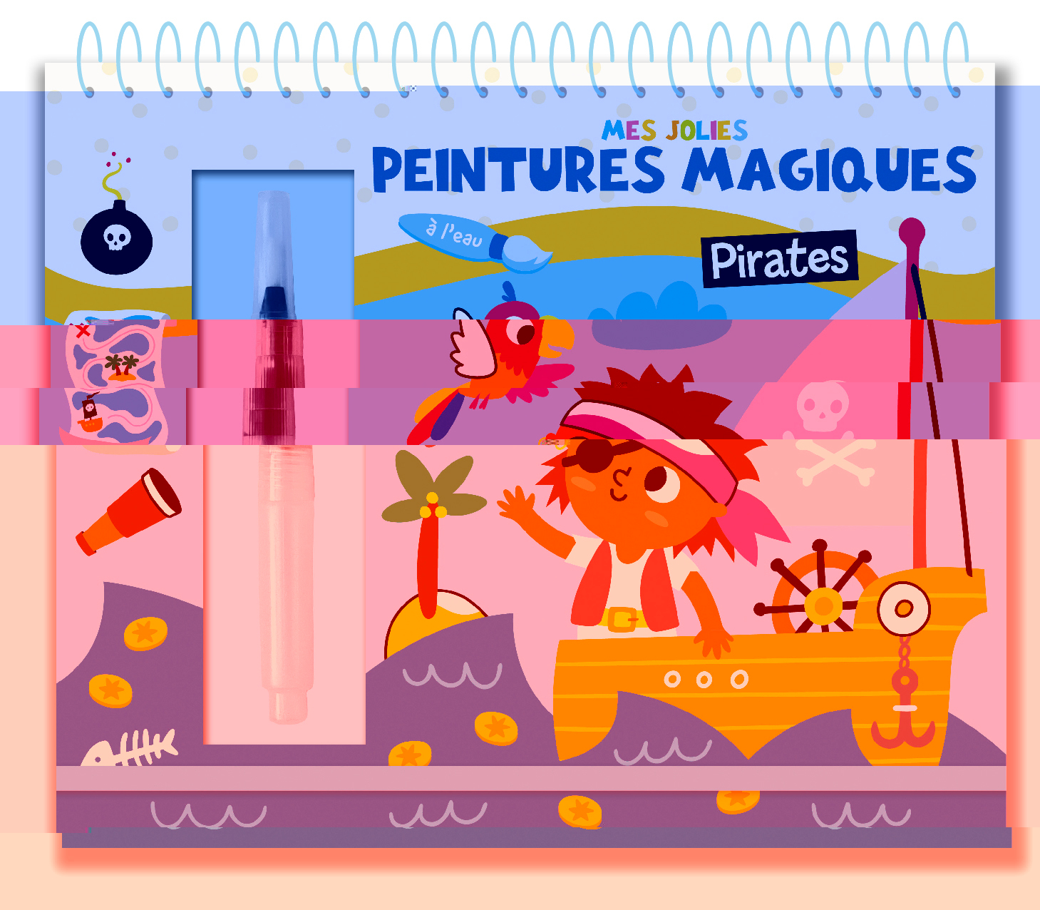 MES JOLIES PEINTURES MAGIQUES - PIRATES