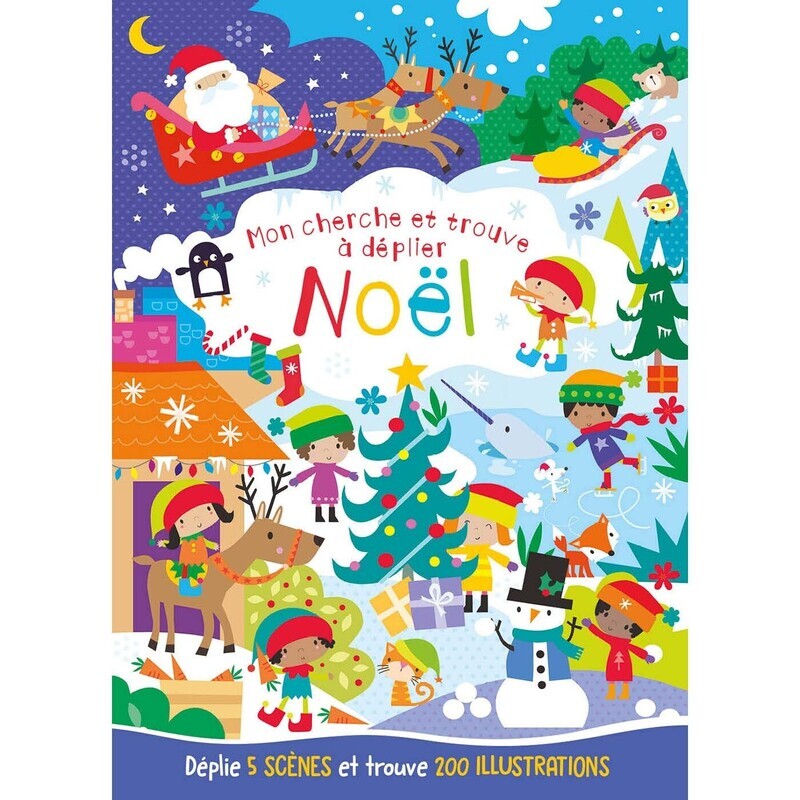 Mon cherche et trouve à déplier - Noël