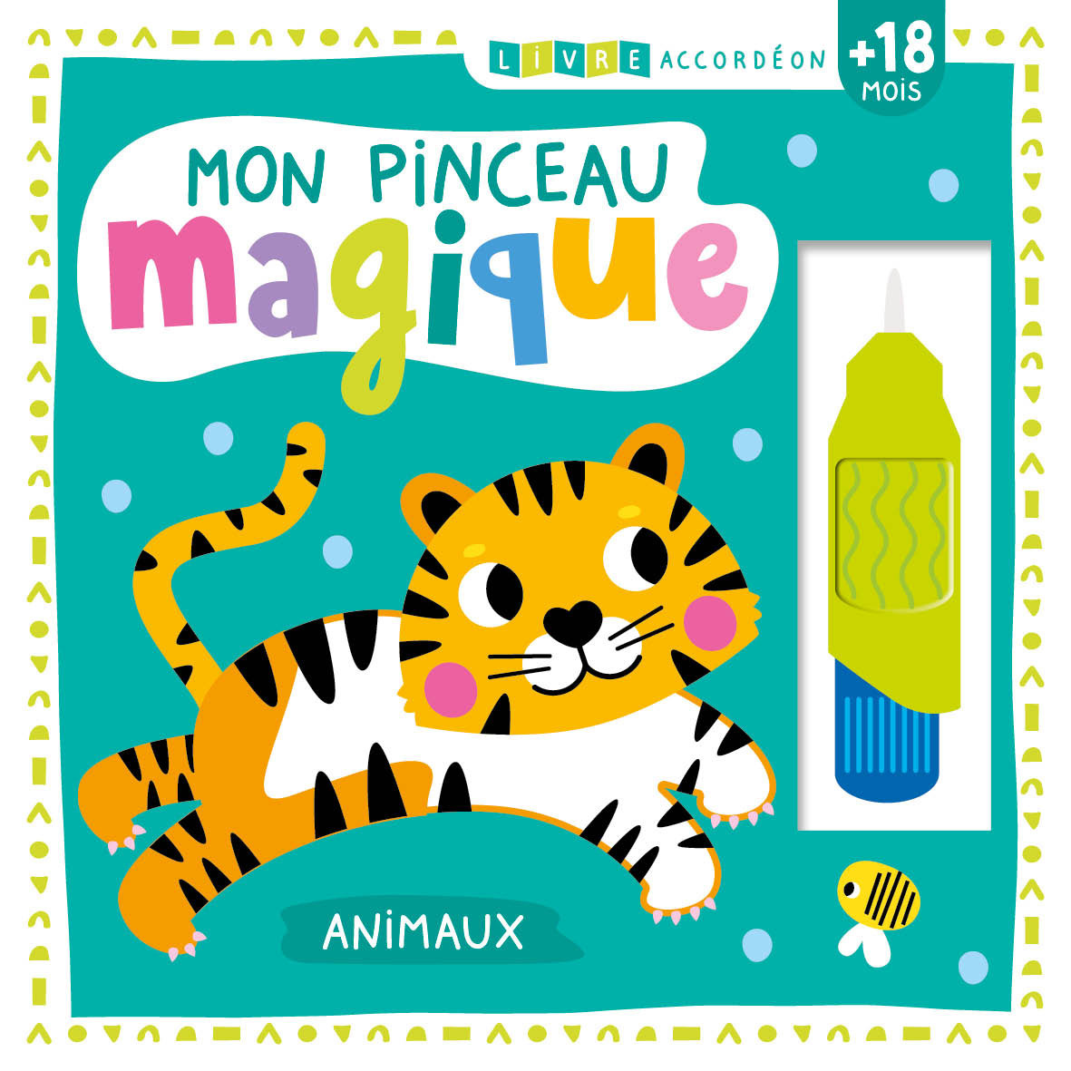 LIVRE ACCORDEON - MON PINCEAU MAGIQUE - ANIMAUX