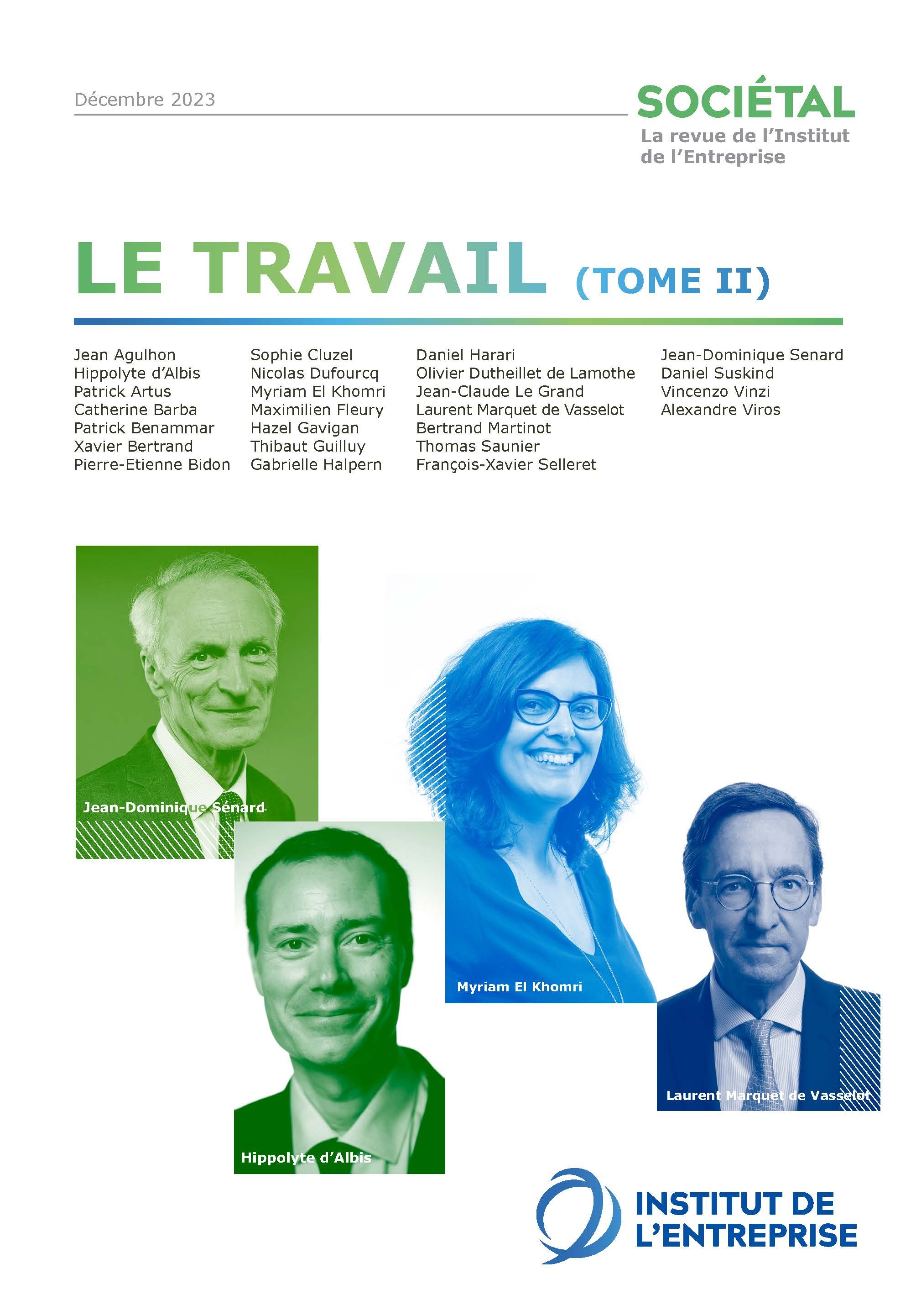 Revue Sociétal : Le Travail - Tome 2