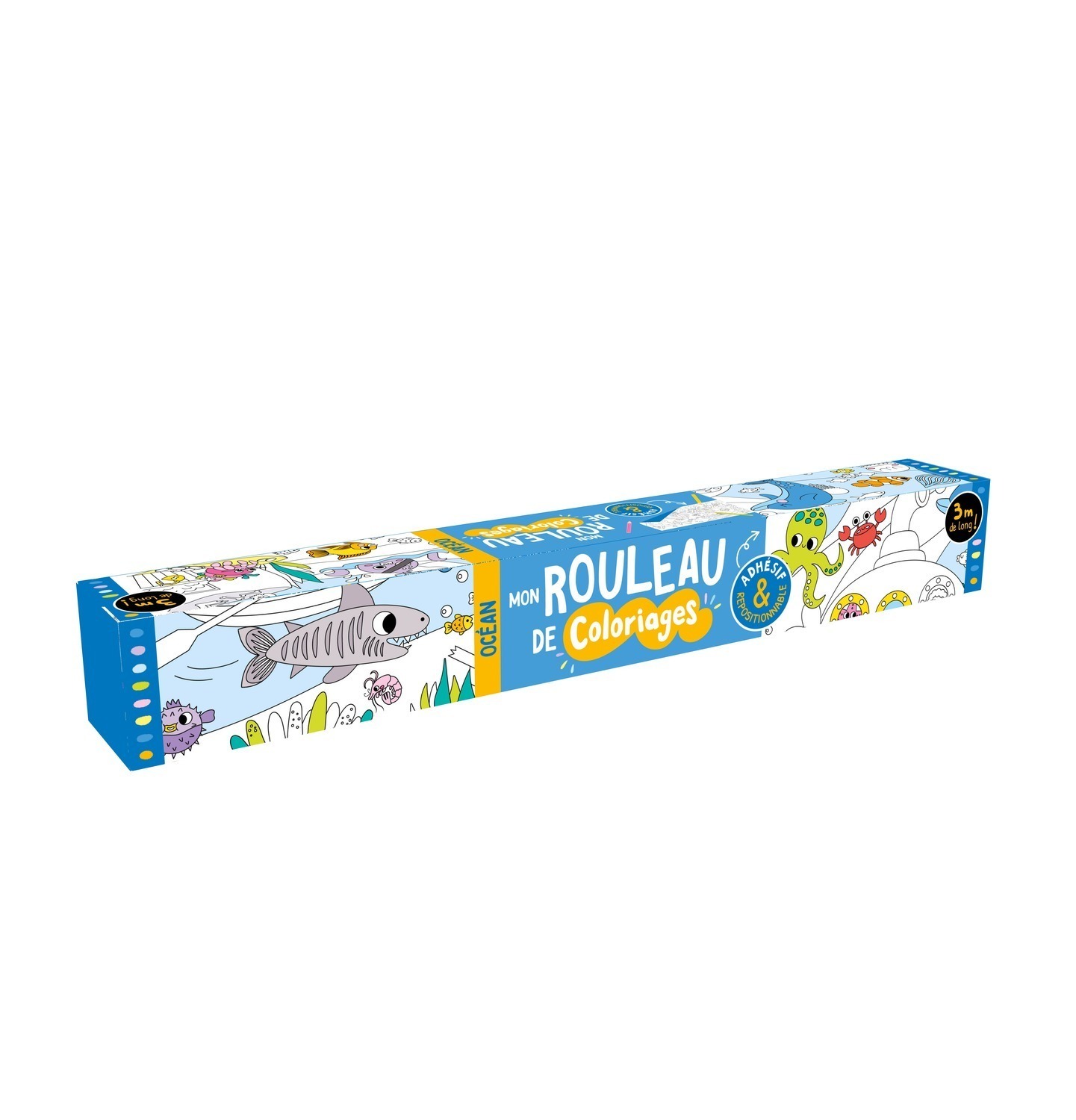 MON ROULEAU DE COLORIAGES ADHÉSIF - OCÉAN