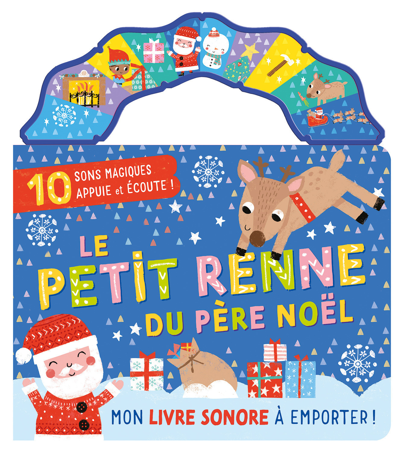 MON LIVRE SONORE A EMPORTER - LE PETIT RENNE DU PÈRE NOËL