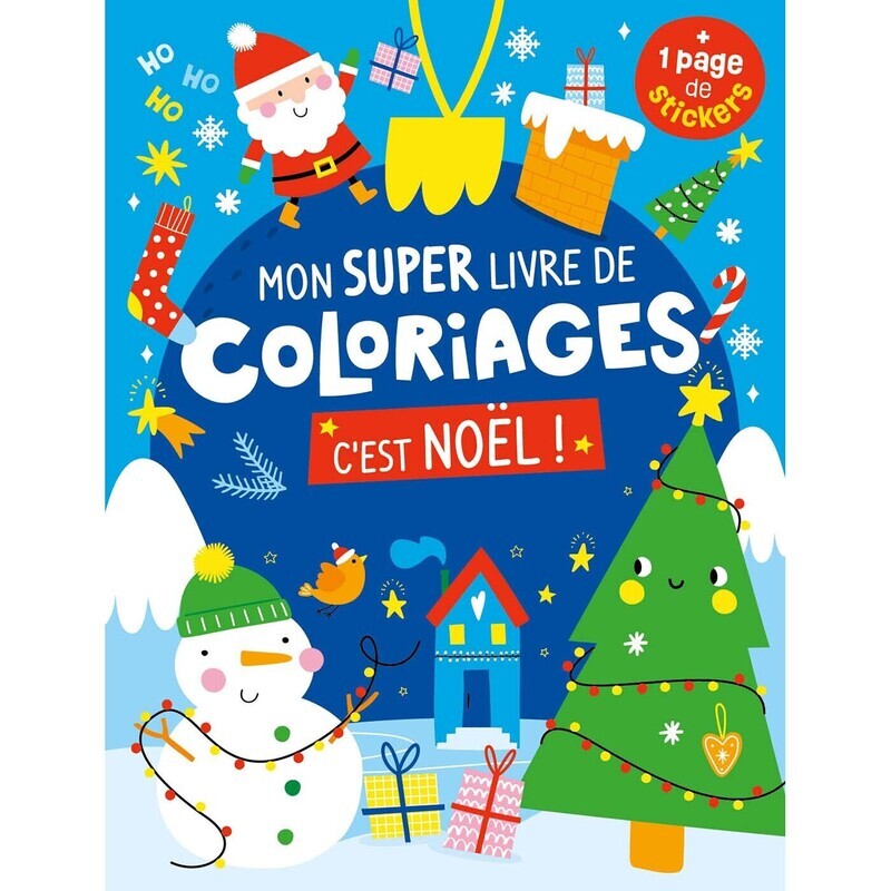 Mon super livre de coloriages - c'est Noël