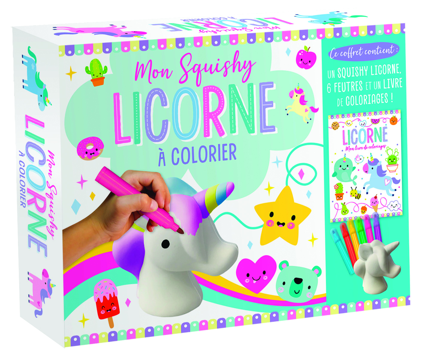 MON SQUISHY À COLORIER - LICORNES NE