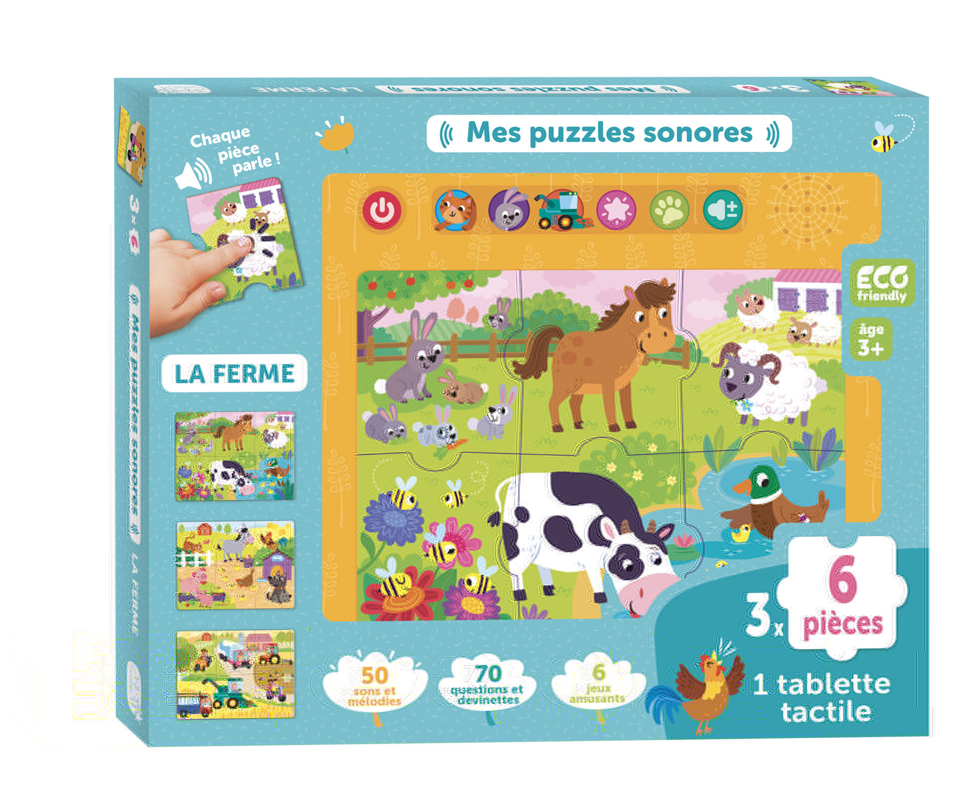MES PUZZLES SONORES - LA FERME