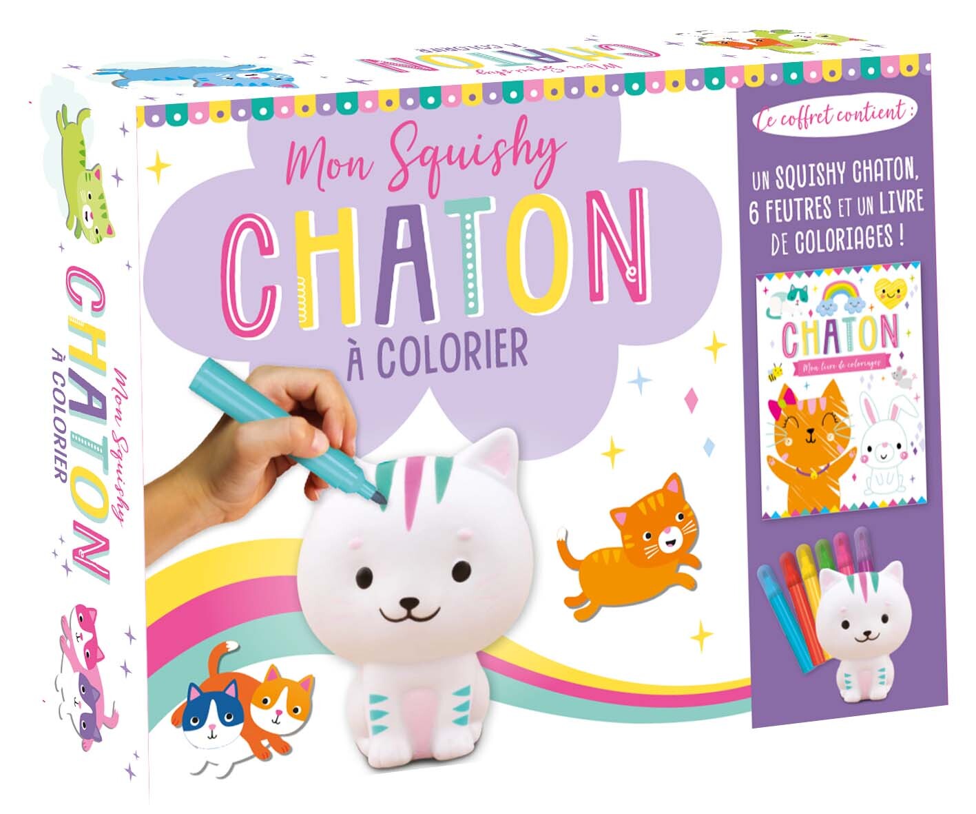 MON SQUISHY À COLORIER - CHATON