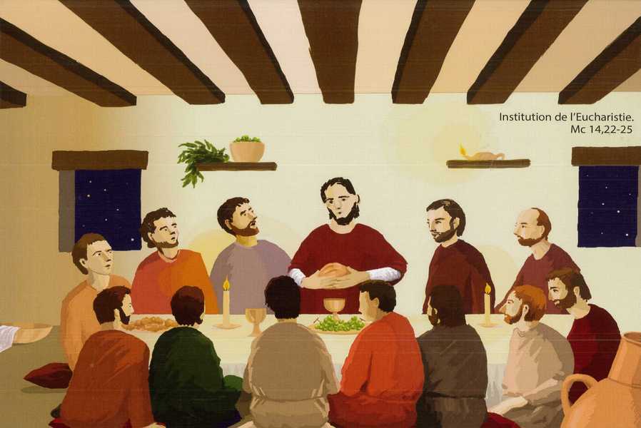 Puzzle 160 pièces - L'institution de l'Eucharistie