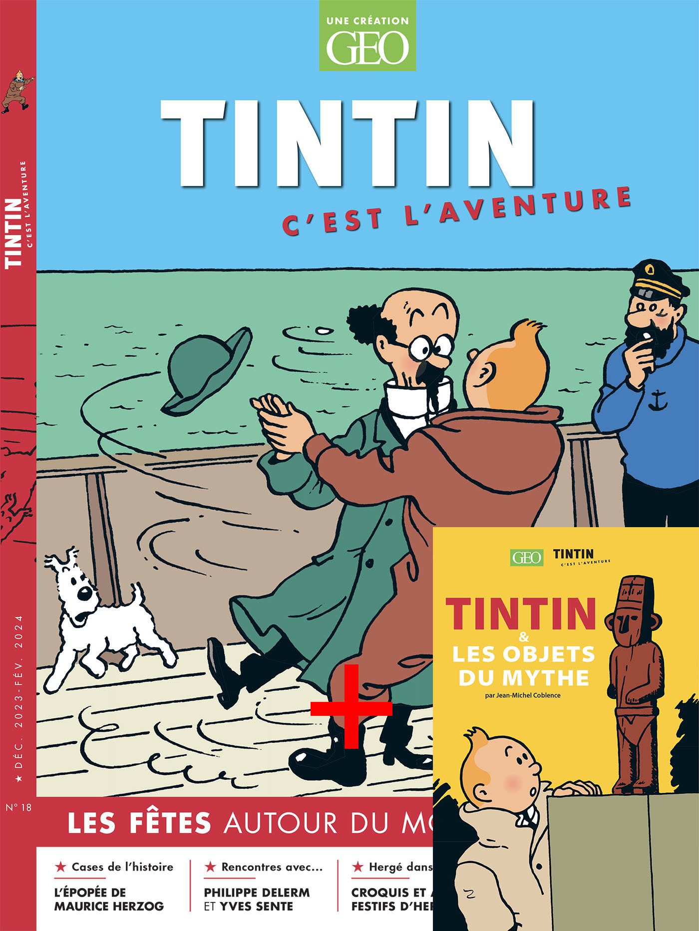Tintin c'est l'aventure n°18 - Les fêtes autour du monde - Offre jumelée