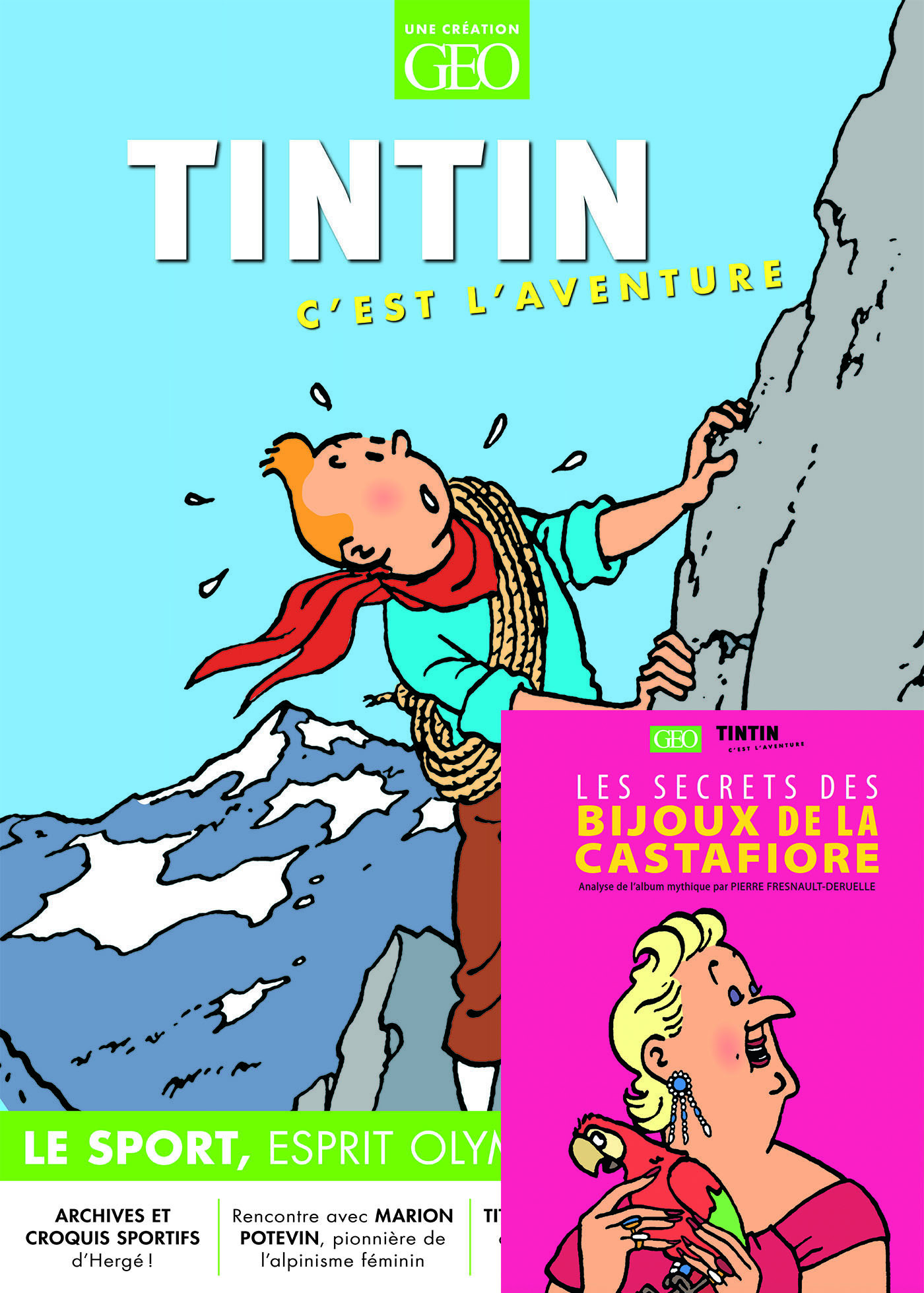 Tintin c'est l'aventure n°20 - Le sport, esprit olympique - Offre jumelée