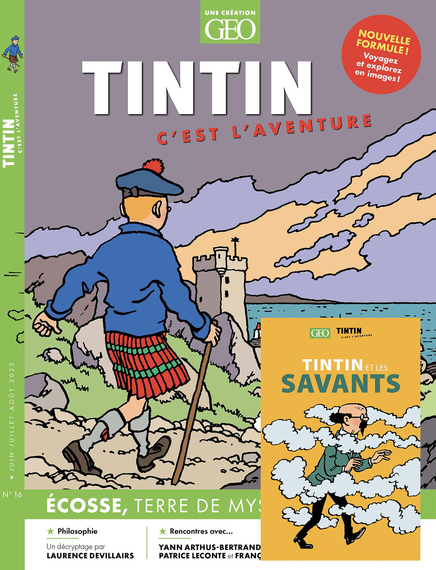Tintin c'est l'aventure n°16 -  Écosse, terre de mystères  - Offre jumelée