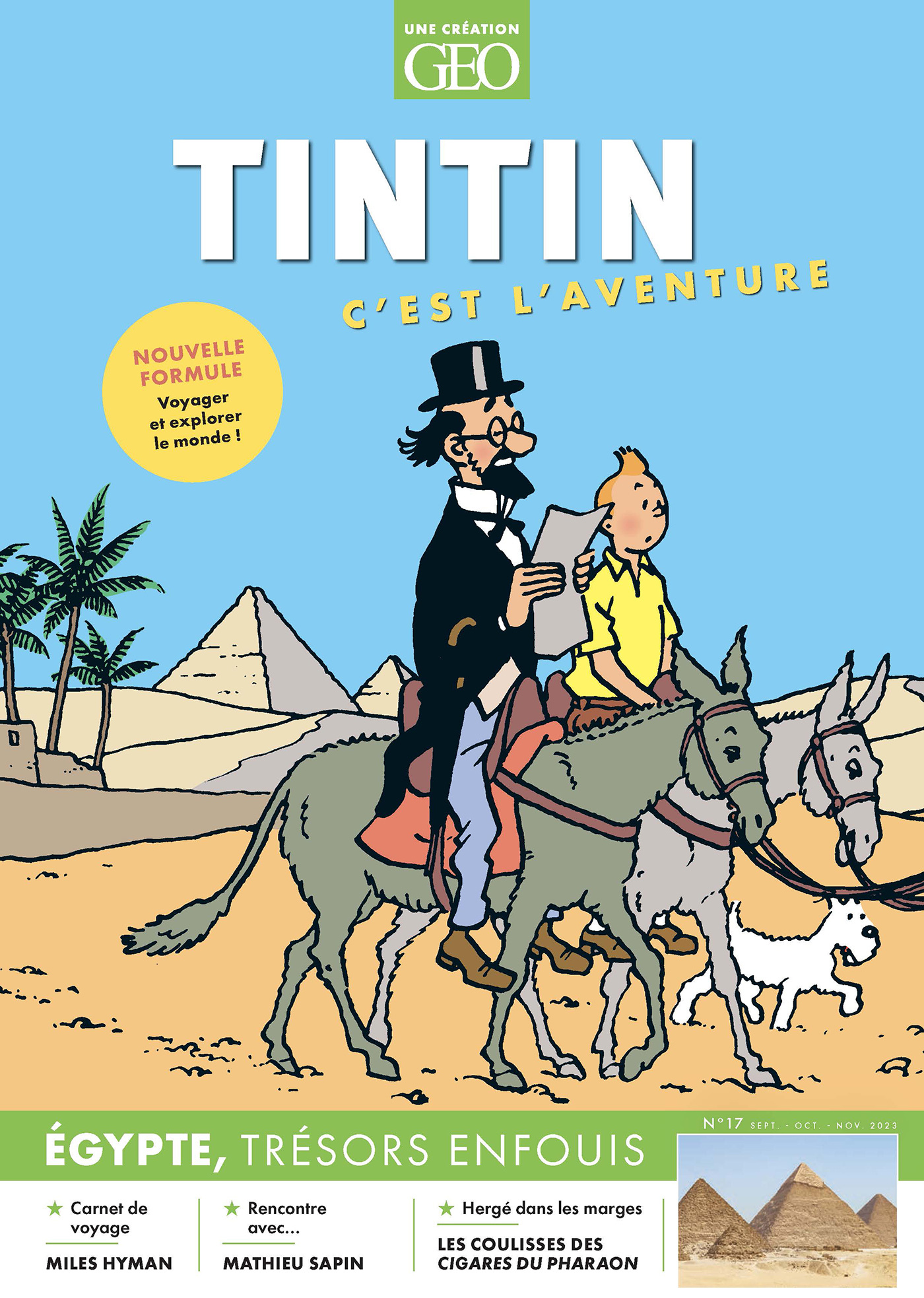 Tintin c'est l'aventure n°17 - Égypte, trésors enfouis