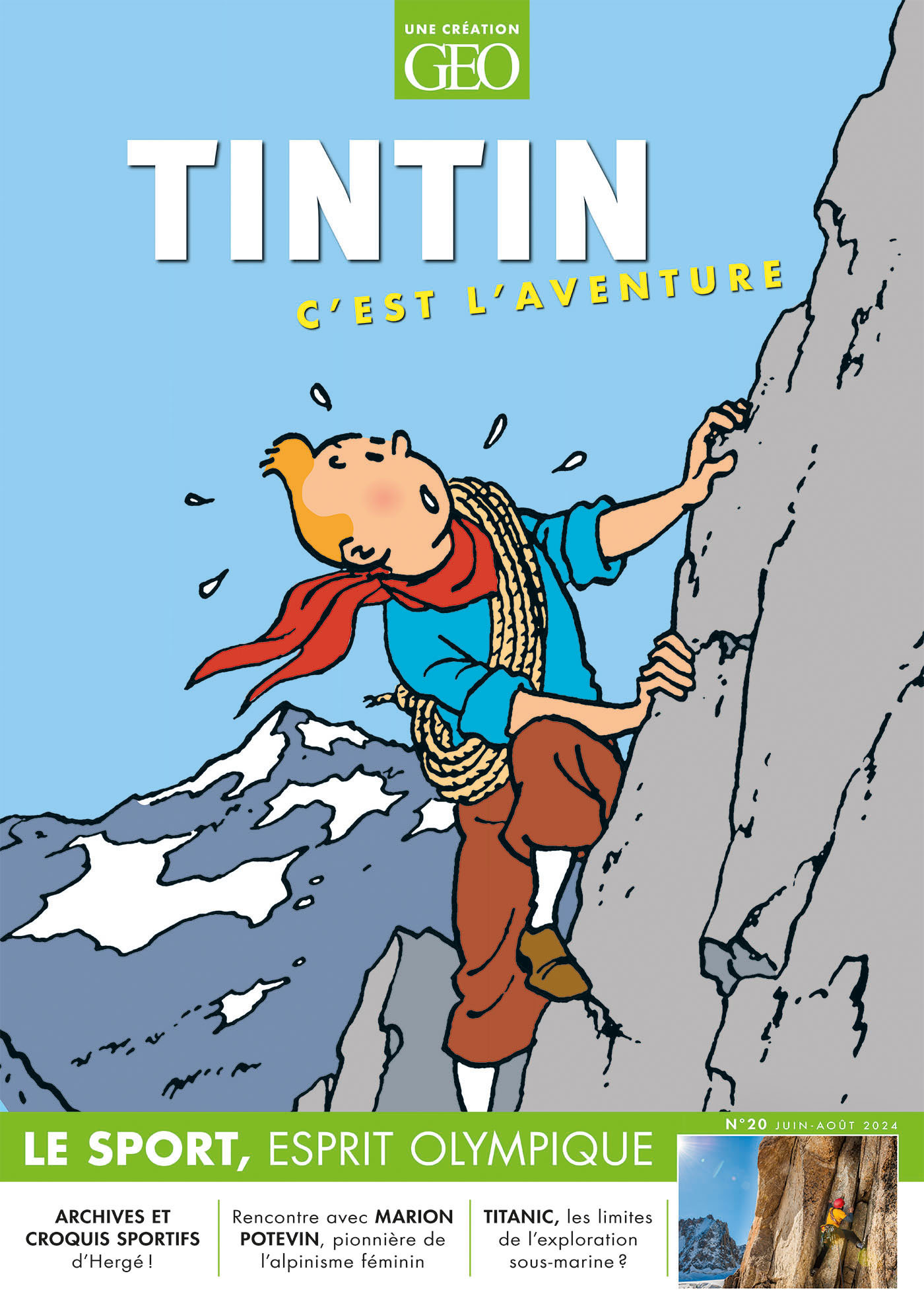 Tintin c'est l'aventure n°20 - Le sport, esprit olympique