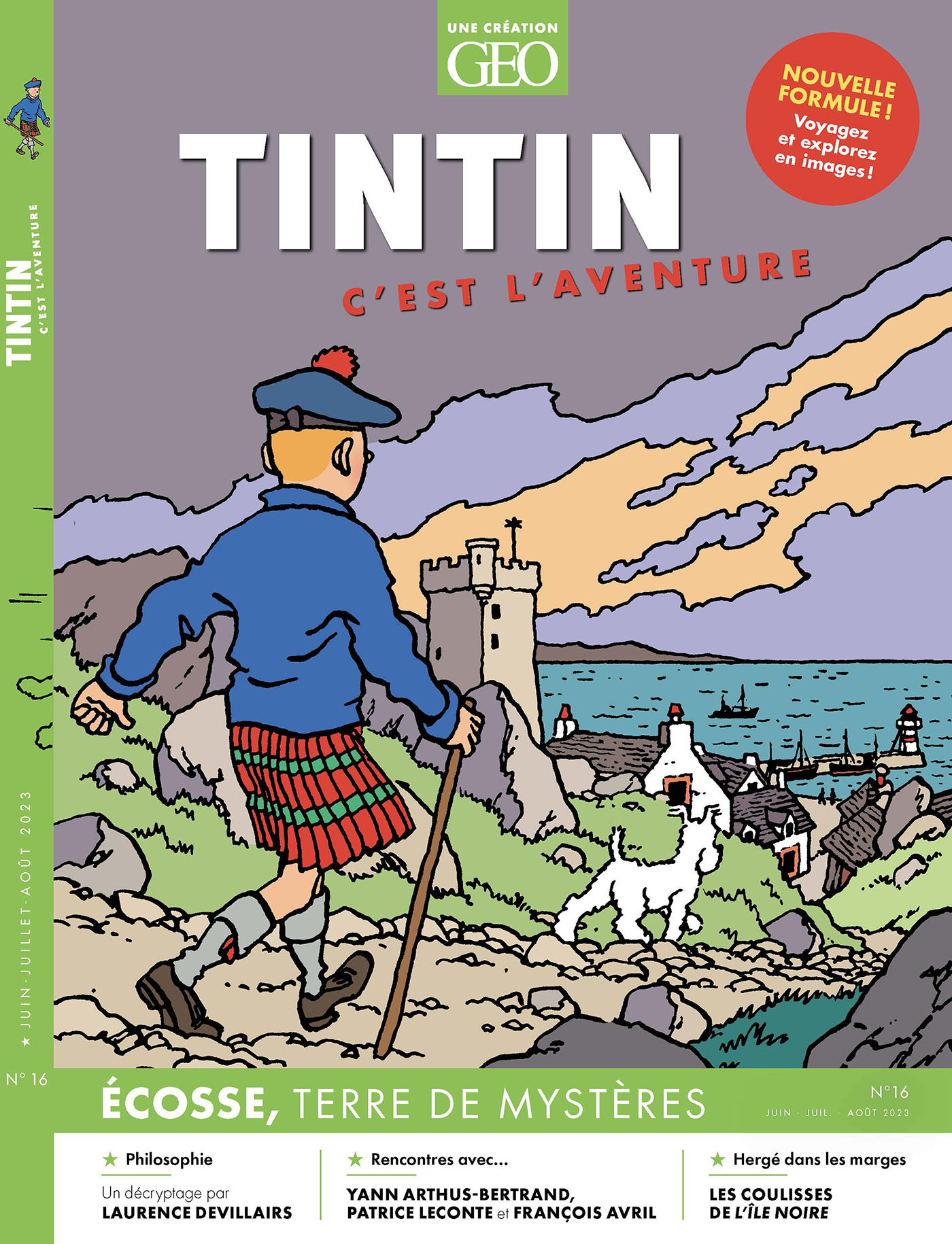 Tintin c'est l'aventure n°16 -  Écosse, terre de mystères