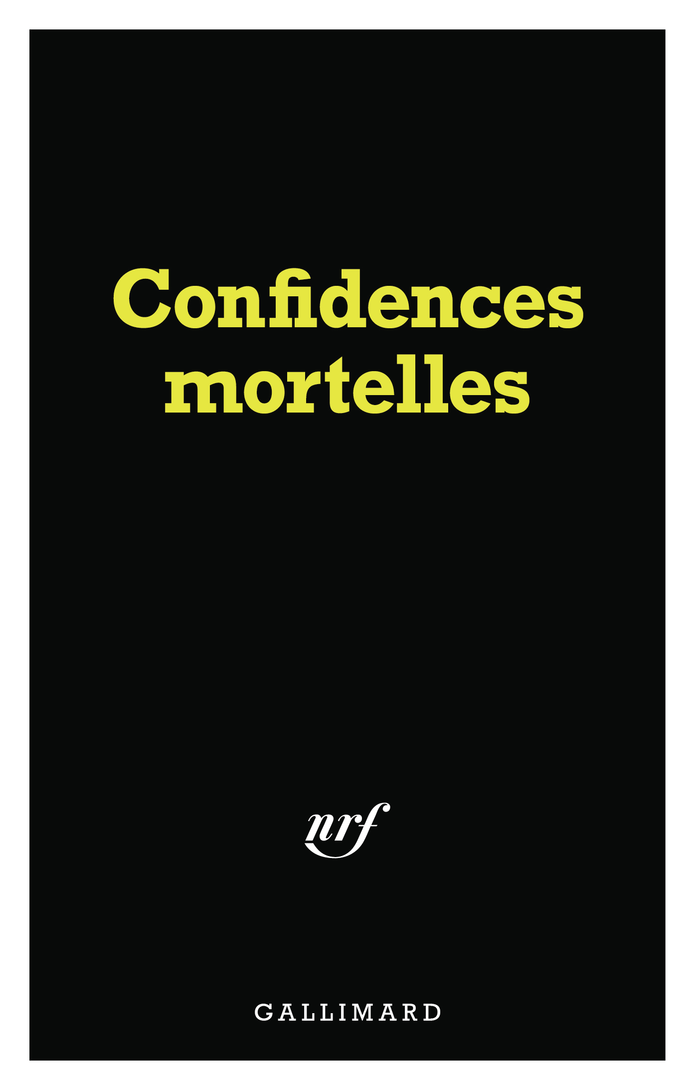 Carnet Série noire "Confidences mortelles" (papeterie)