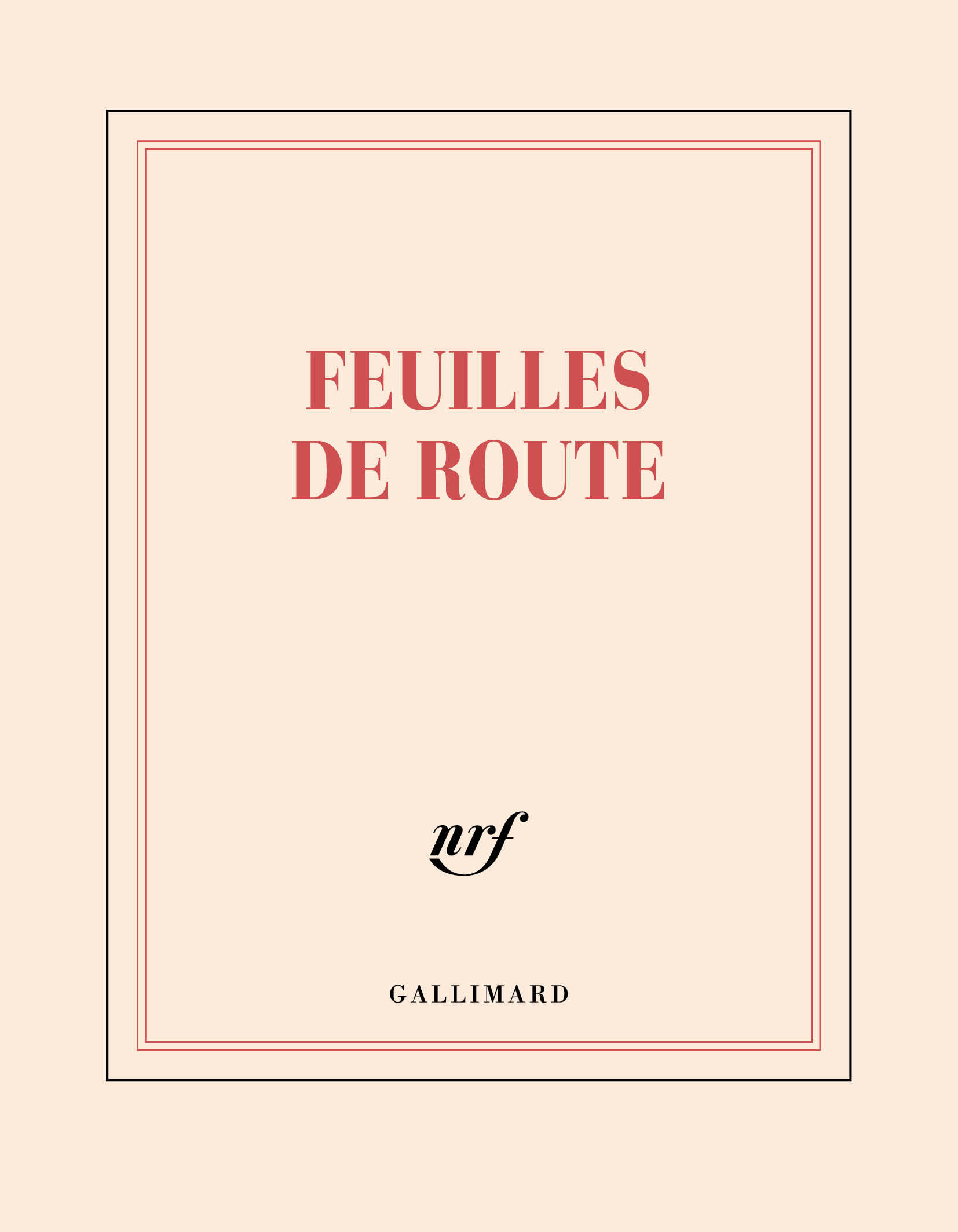 Carnet carré "Feuilles de route" (papeterie)