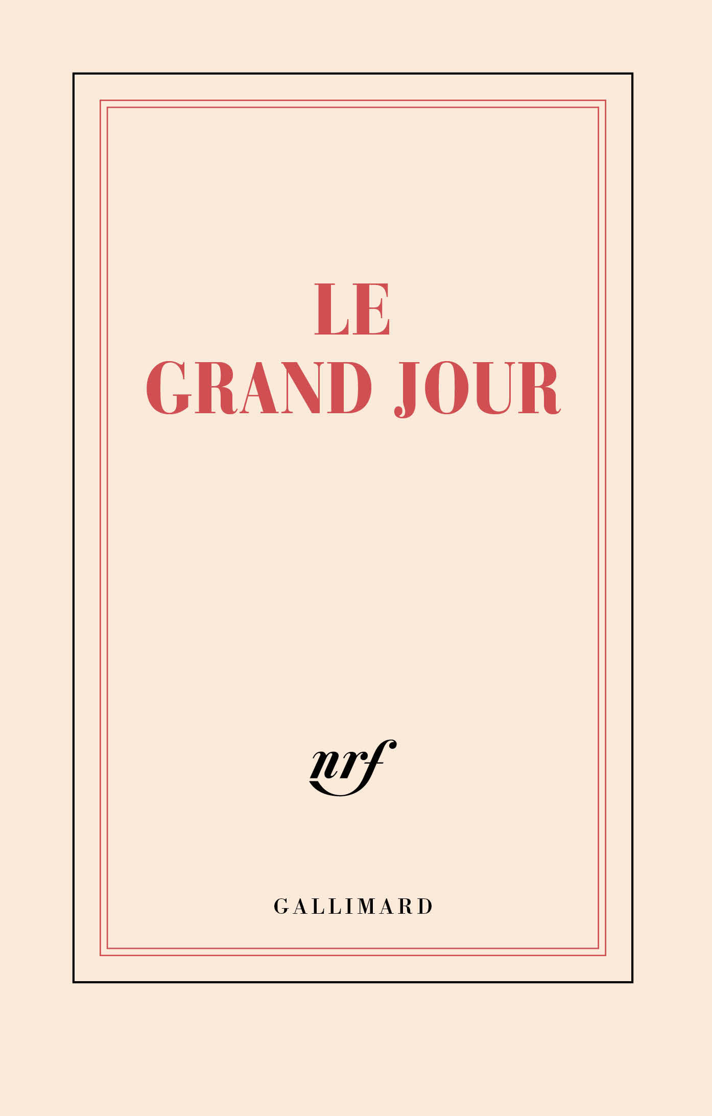 Carnet "Le grand jour" (papeterie)